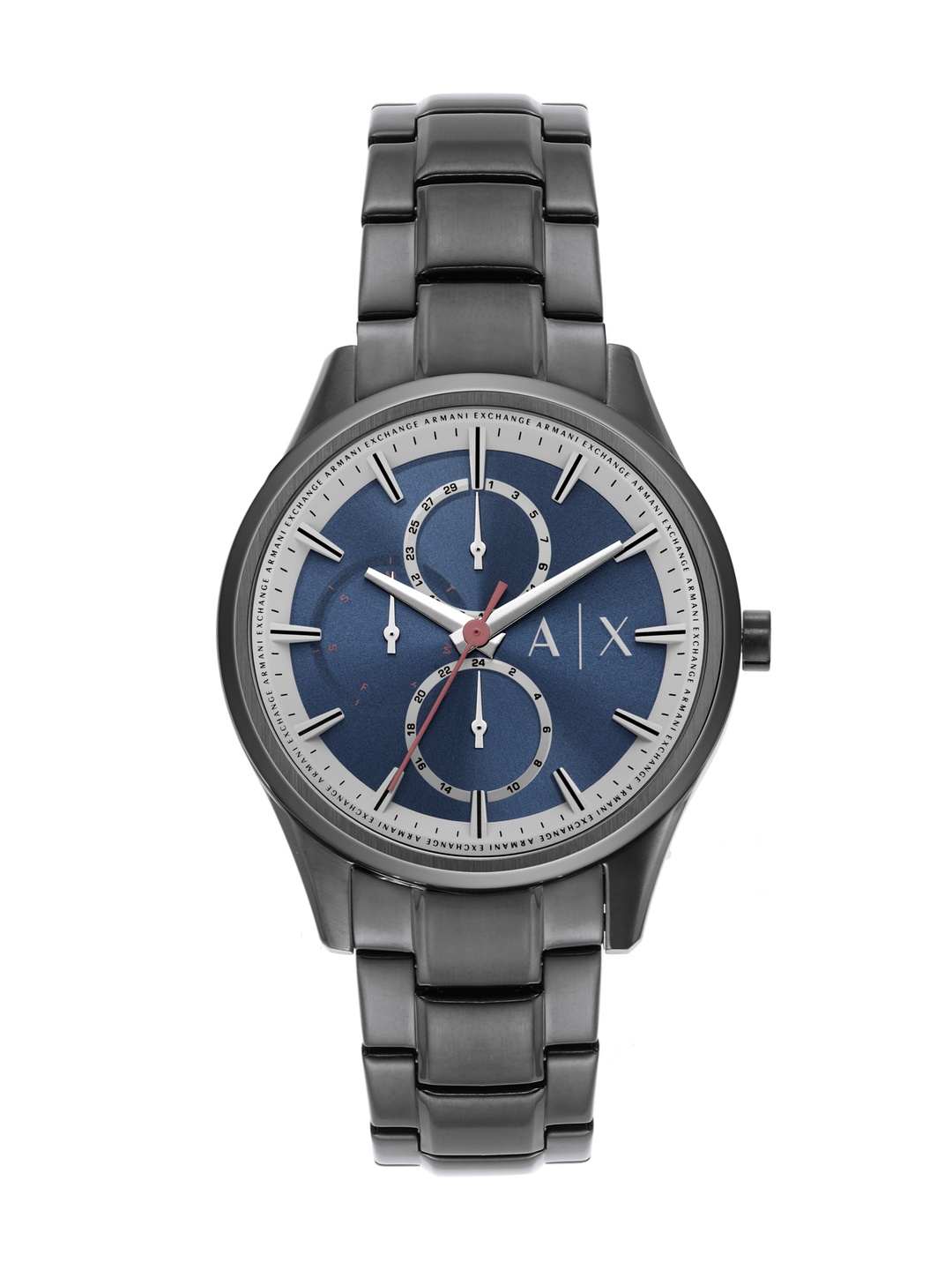 

Armani Exchange Men Stainless Steel Bracelet Style Straps Analogue Watch AX1871, Navy blue