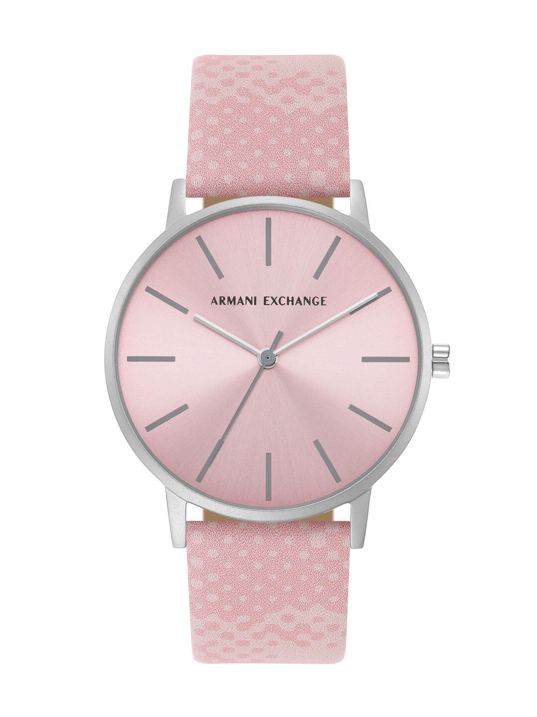 

Armani Exchange Women Leather Straps Analogue Watch AX5590, Pink