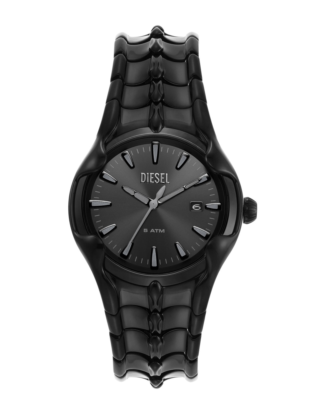 

DIESEL Men Dial & Stainless Steel Straps Analogue Watch DZ2187, Black