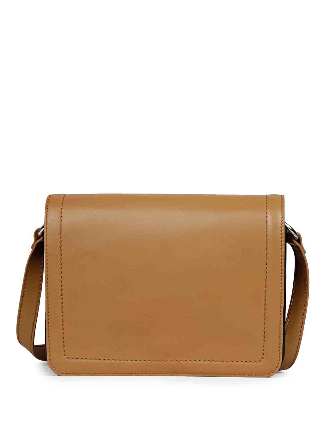 

Favore Leather Structured Sling Bag, Tan