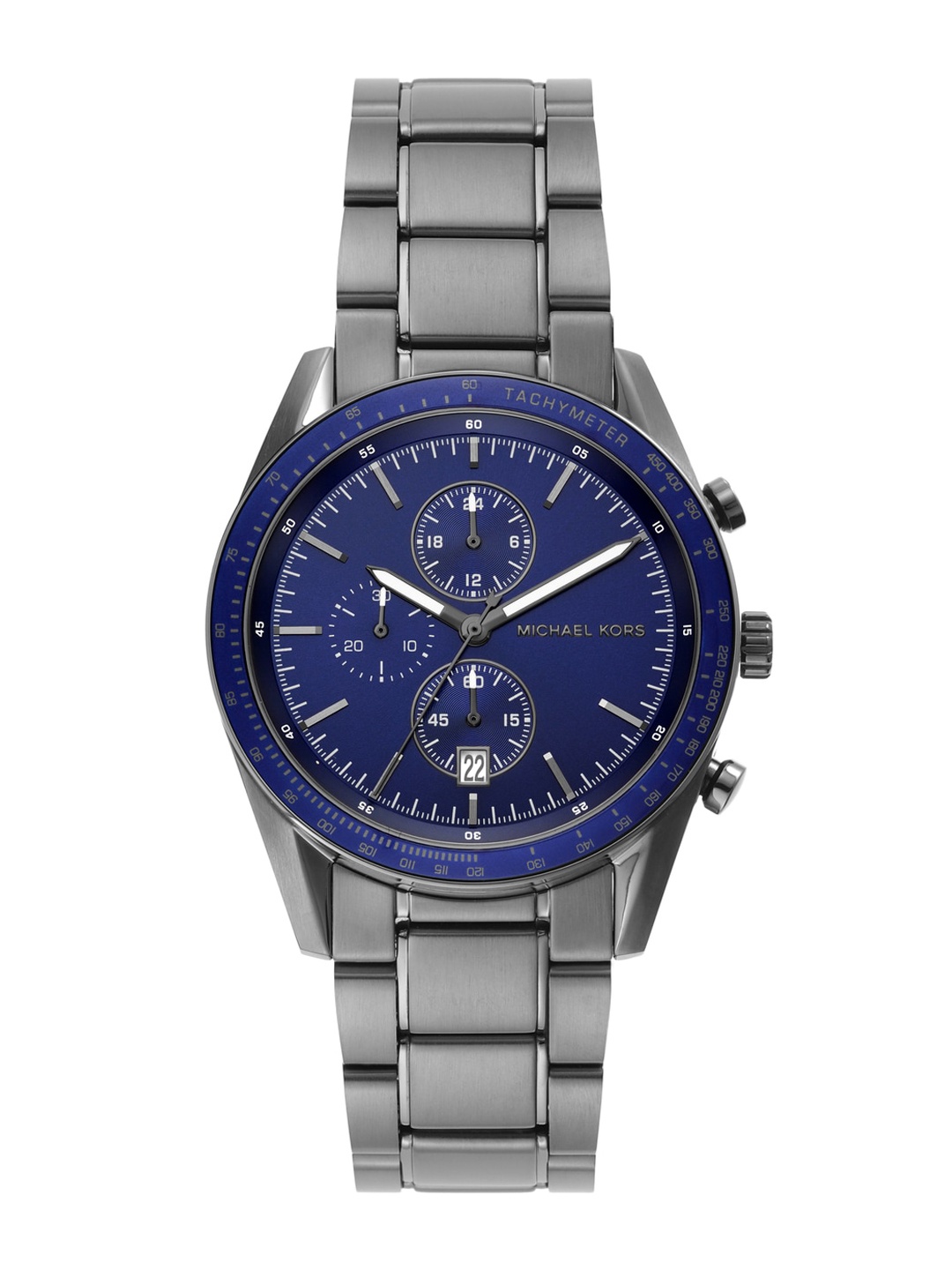 

Michael Kors Men Stainless Steel Bracelet Style Straps Analogue Watch MK9111, Blue