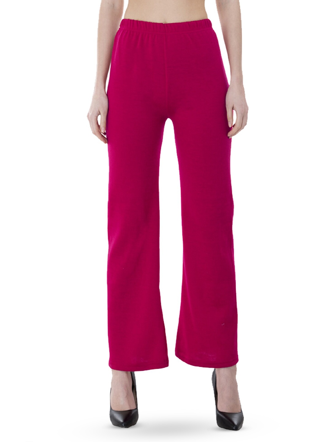 

BAESD Arcylic Knitted Palazzos, Pink