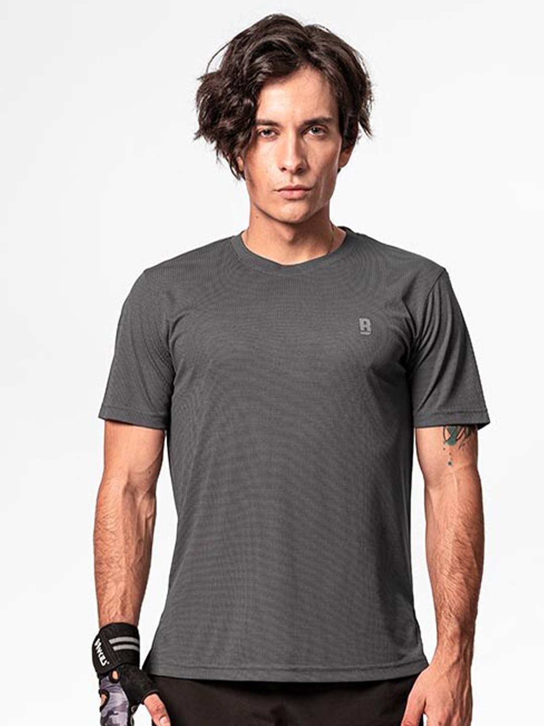 

Baller Athletik Round Neck Training T-shirt, Grey