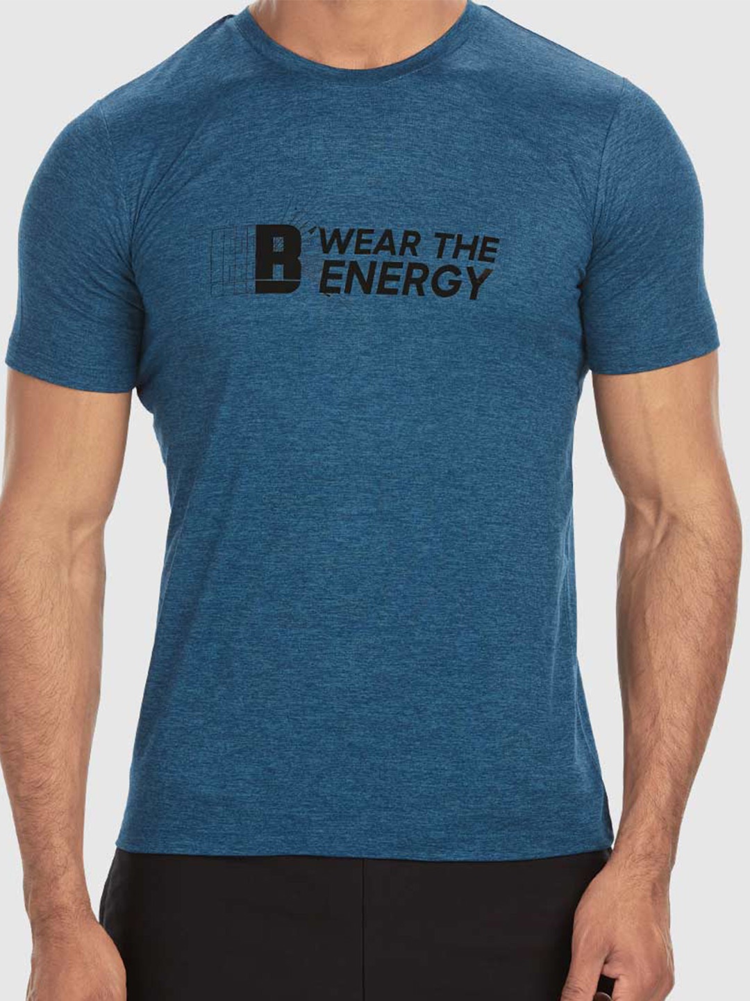 

Baller Athletik Typography Printed T-shirt, Blue