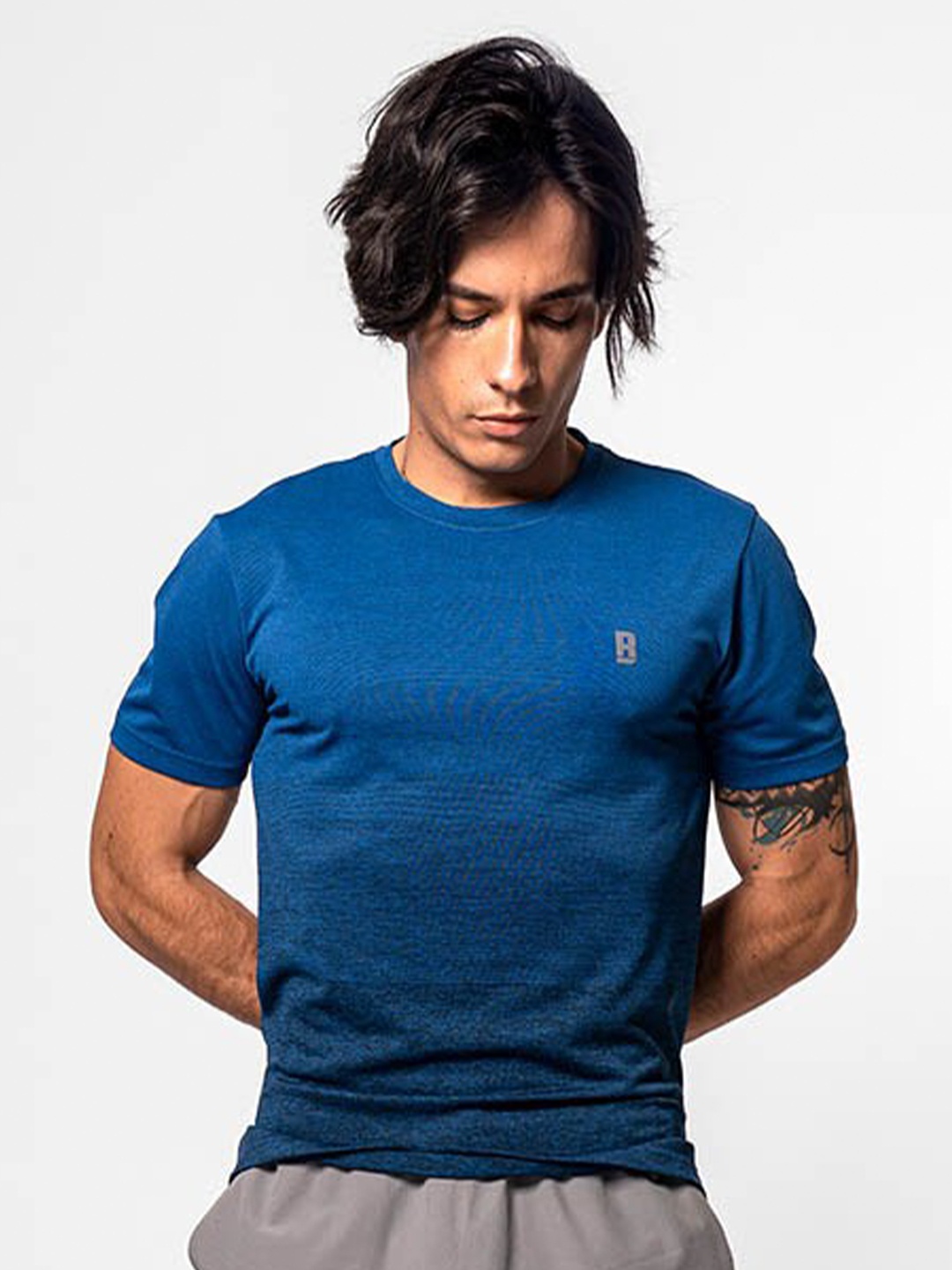 

Baller Athletik Round Neck Training T-shirt, Navy blue
