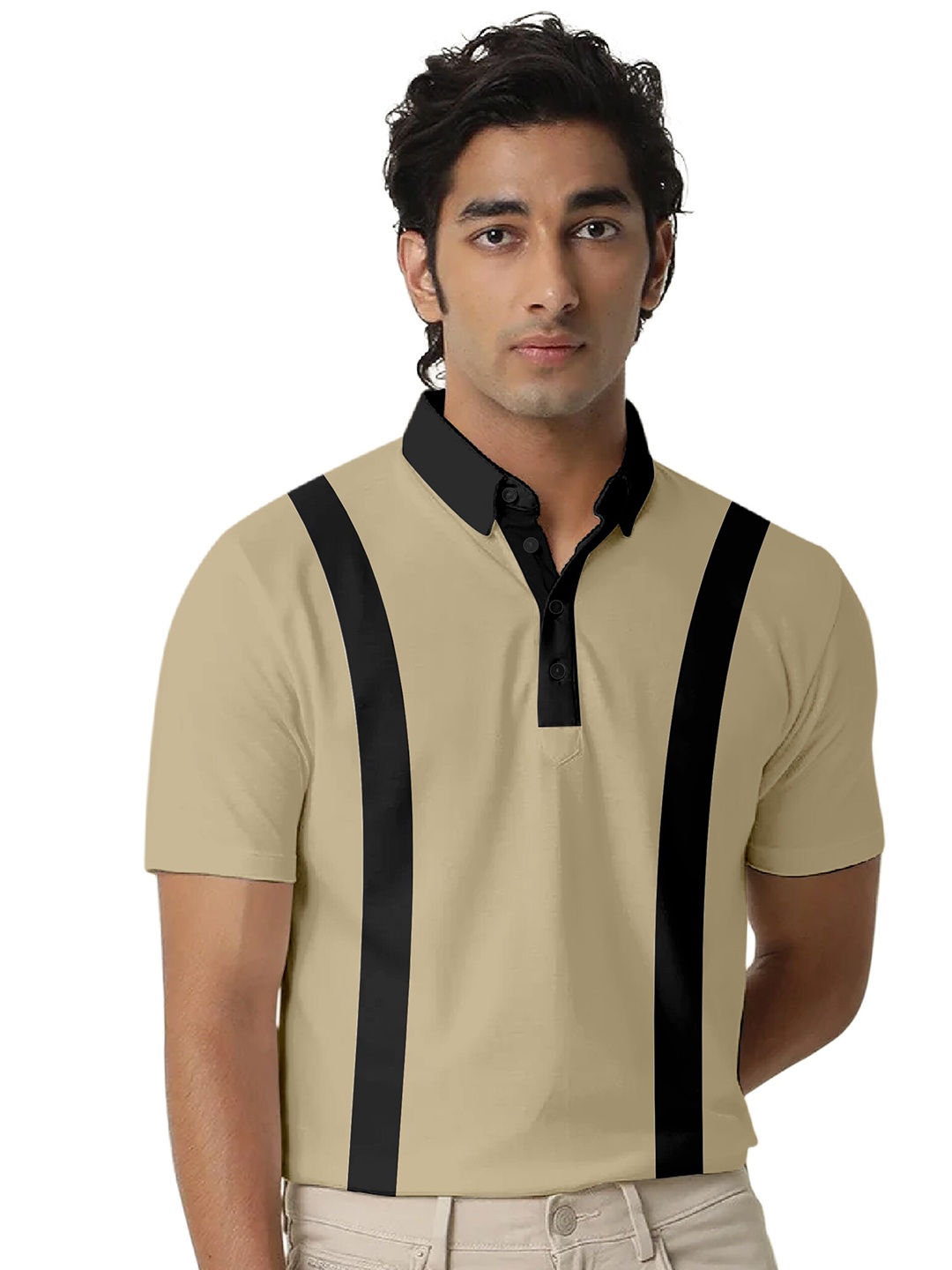 

FTX Polo Collar Regular Fit T-shirt, Yellow