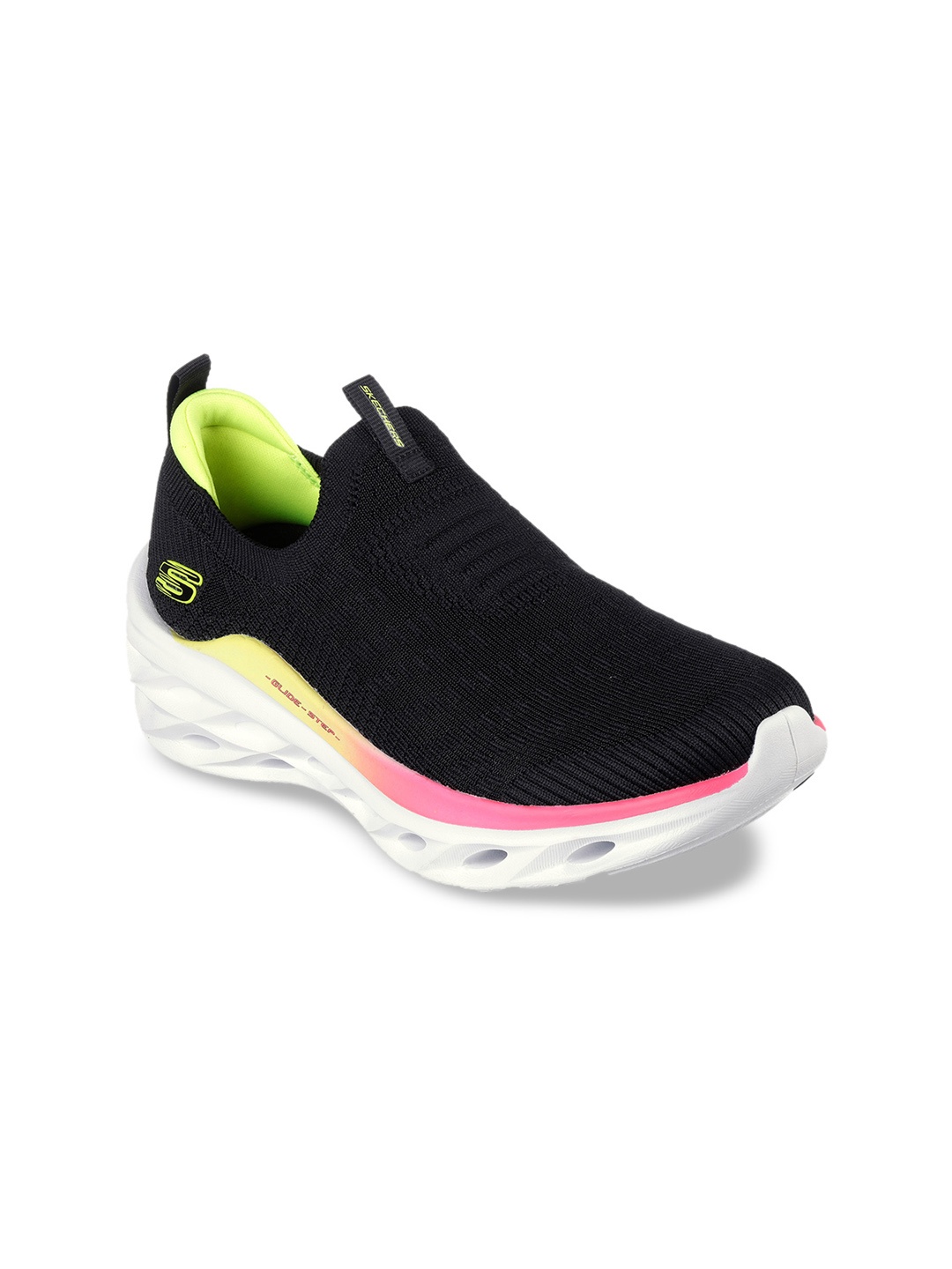 

Skechers Women GLIDE-STEP SWIFT Slip On Sneakers, Black