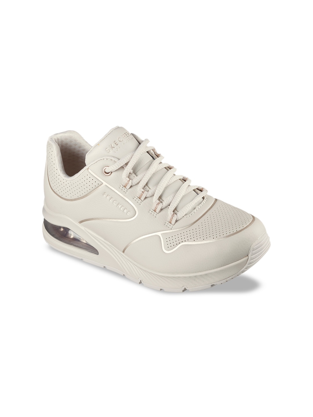

Skechers Women Uno 2-Golden Trim Sneakers, White