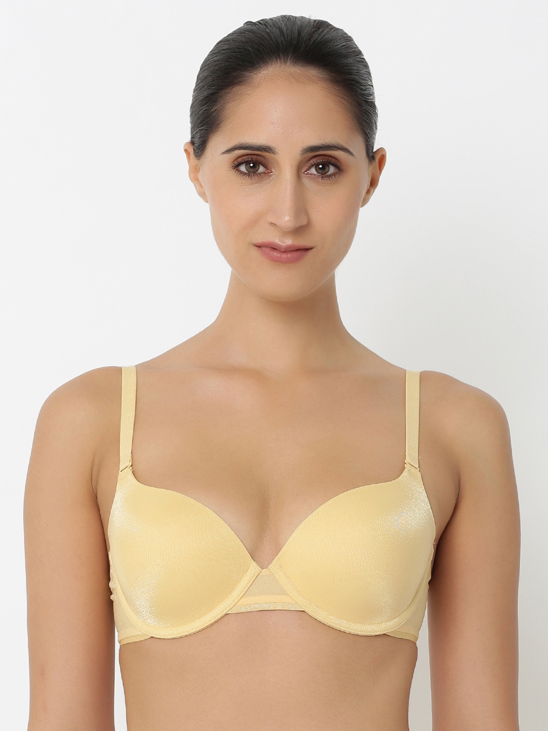

Triumph T-Shirt Bra 126 Invisible Wired Padded Party Everyday Bra, Yellow