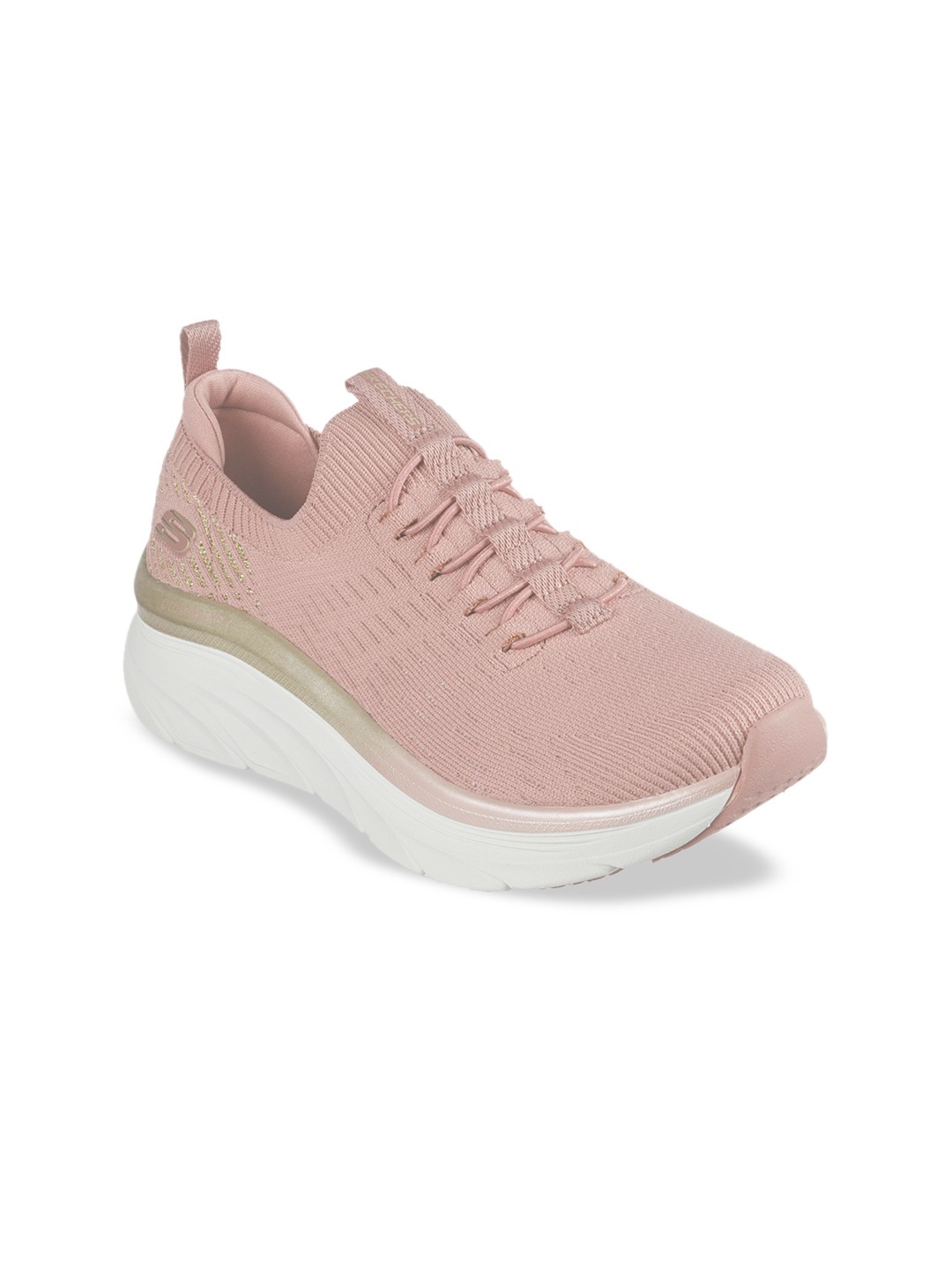 

Skechers Women D'Lux Walker Let It Glow Sneakers, Pink