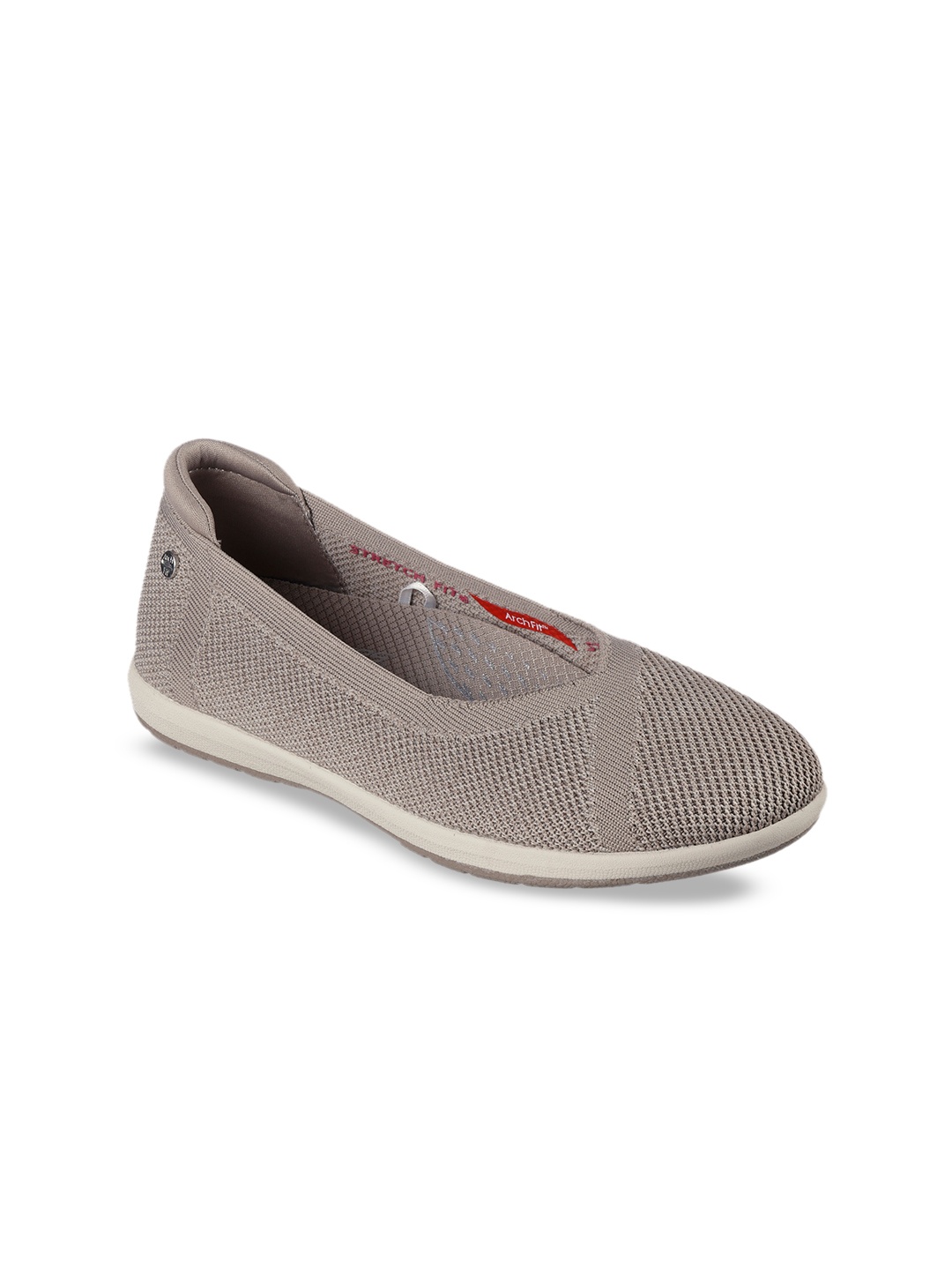 

Skechers Women Arch Fit Cleo Sport Ballerinas Flats, Taupe