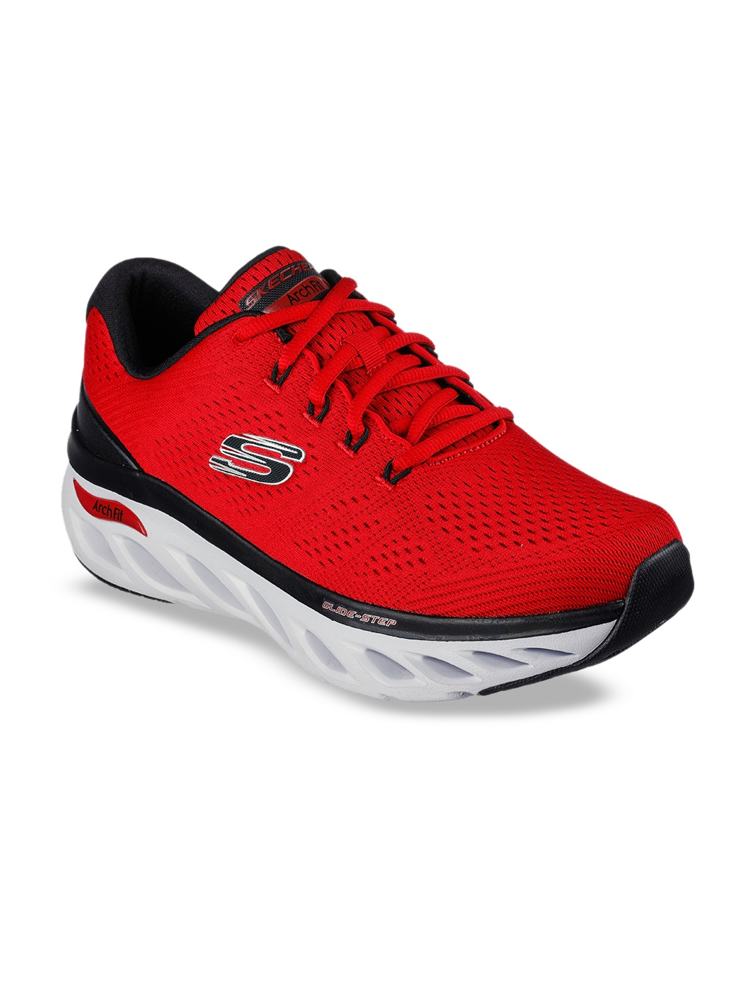 

Skechers Men Arch Fit Glide-Step Sneakers, Red