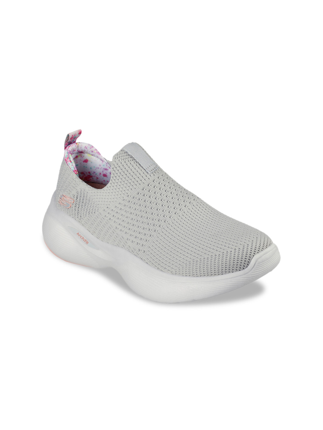 

Skechers Women ARCH FIT INFINITY Slip On Sneakers, Grey