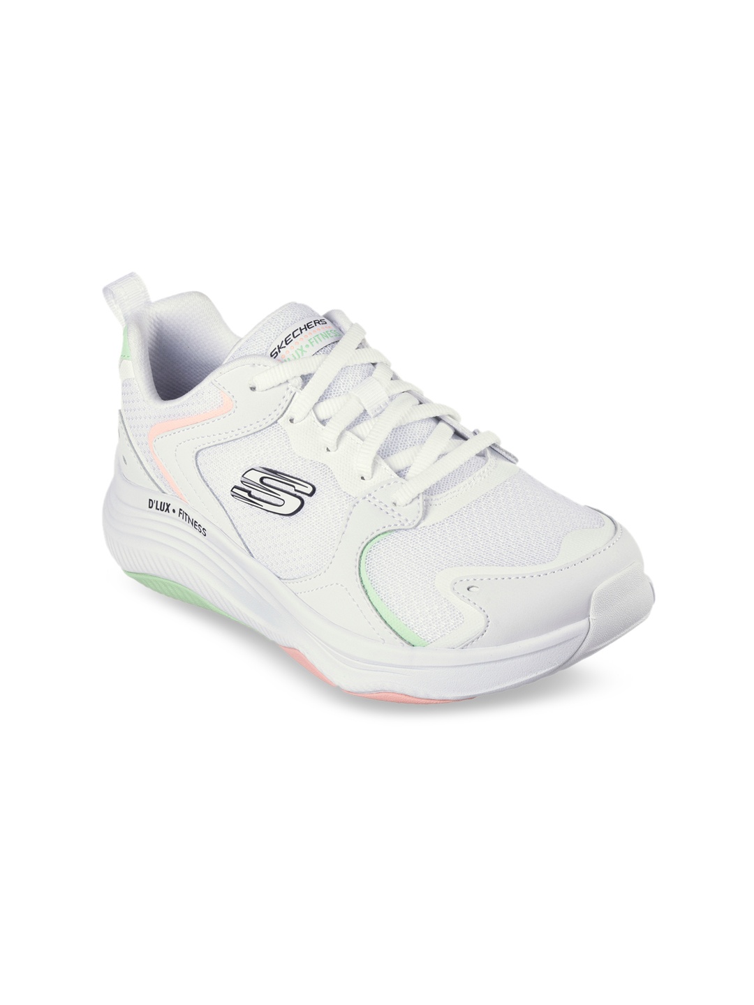 

Skechers Women D'lux Fitness-Modest Flow Driving Shoes, White