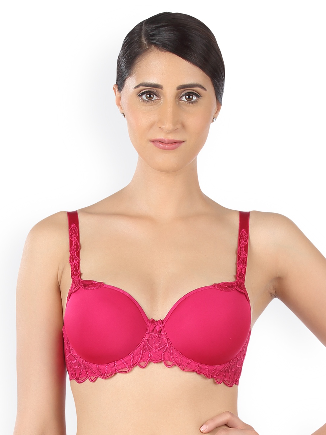 

Triumph Modern Finesse 01 Wired Padded Spacer Cup T-Shirt Bra, Pink
