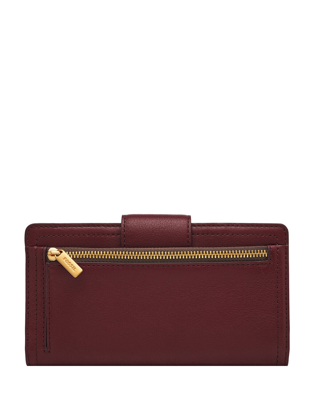 

Fossil Women Leather Two Fold Wallet, Maroon