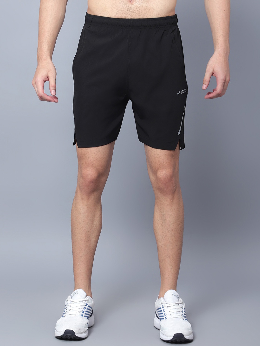 

SKY HEIGHTS Men Slim Fit Training or Gym Sports Shorts, Black