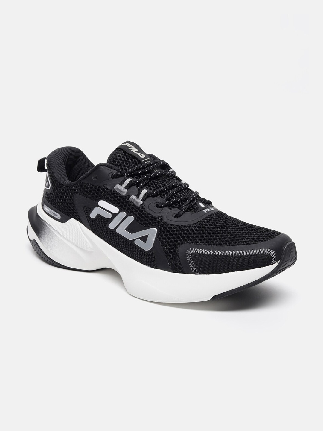 

FILA Men Running Lace-Up Shoes, Black