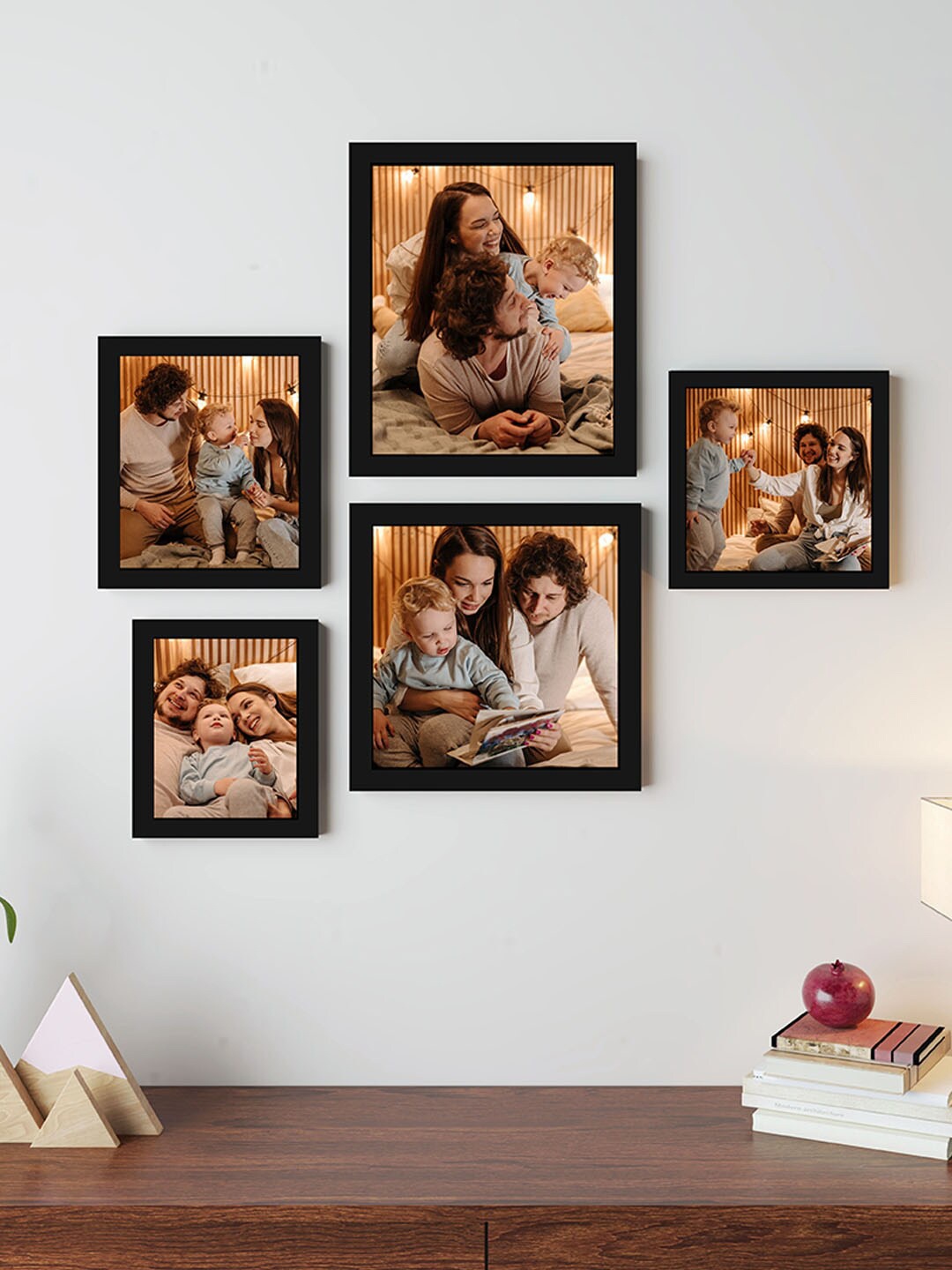 

Art Street Black 5-Pieces Wall Photo Frames