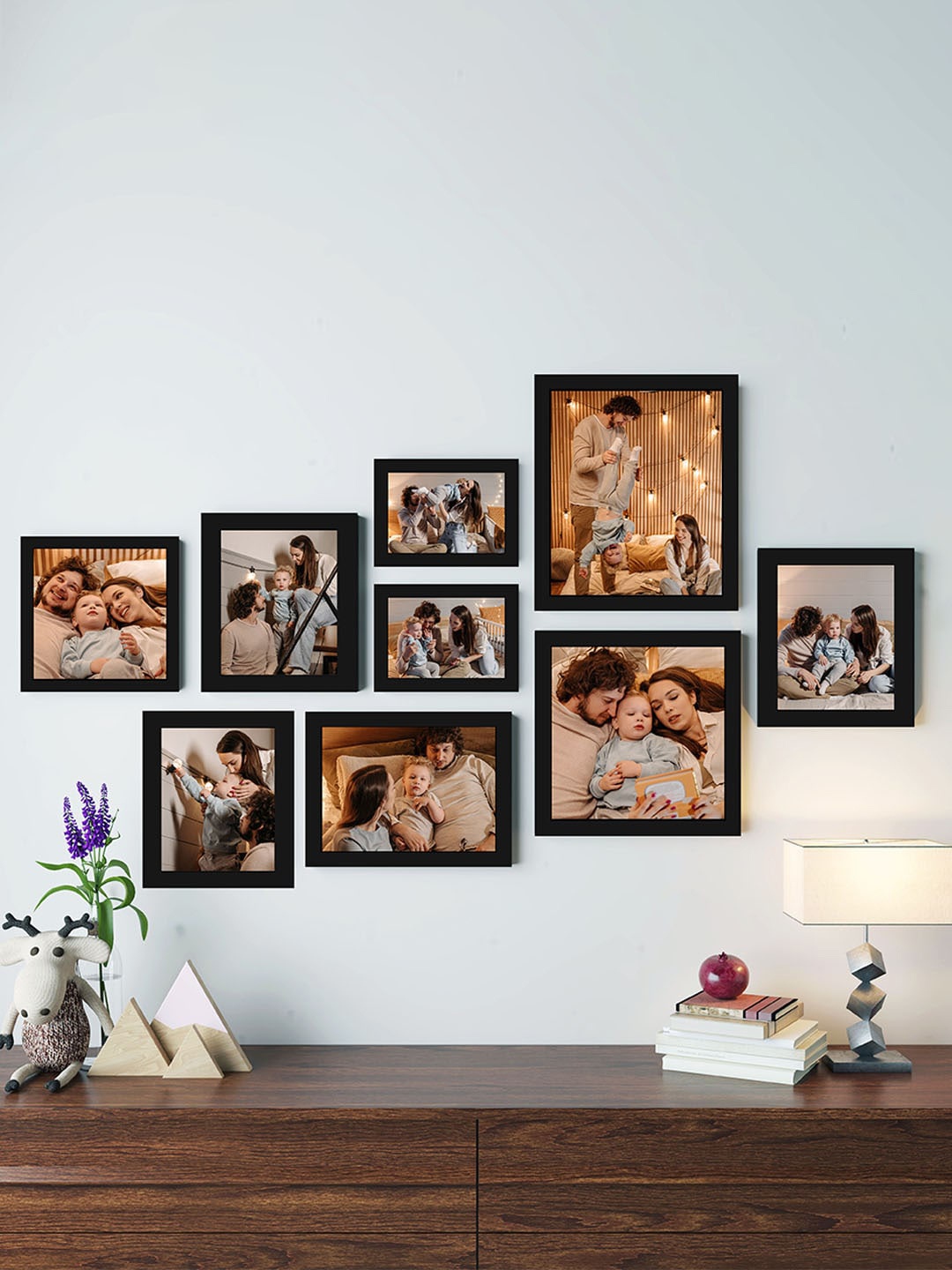 

Art Street Black 9-Pieces Wall Photo Frames