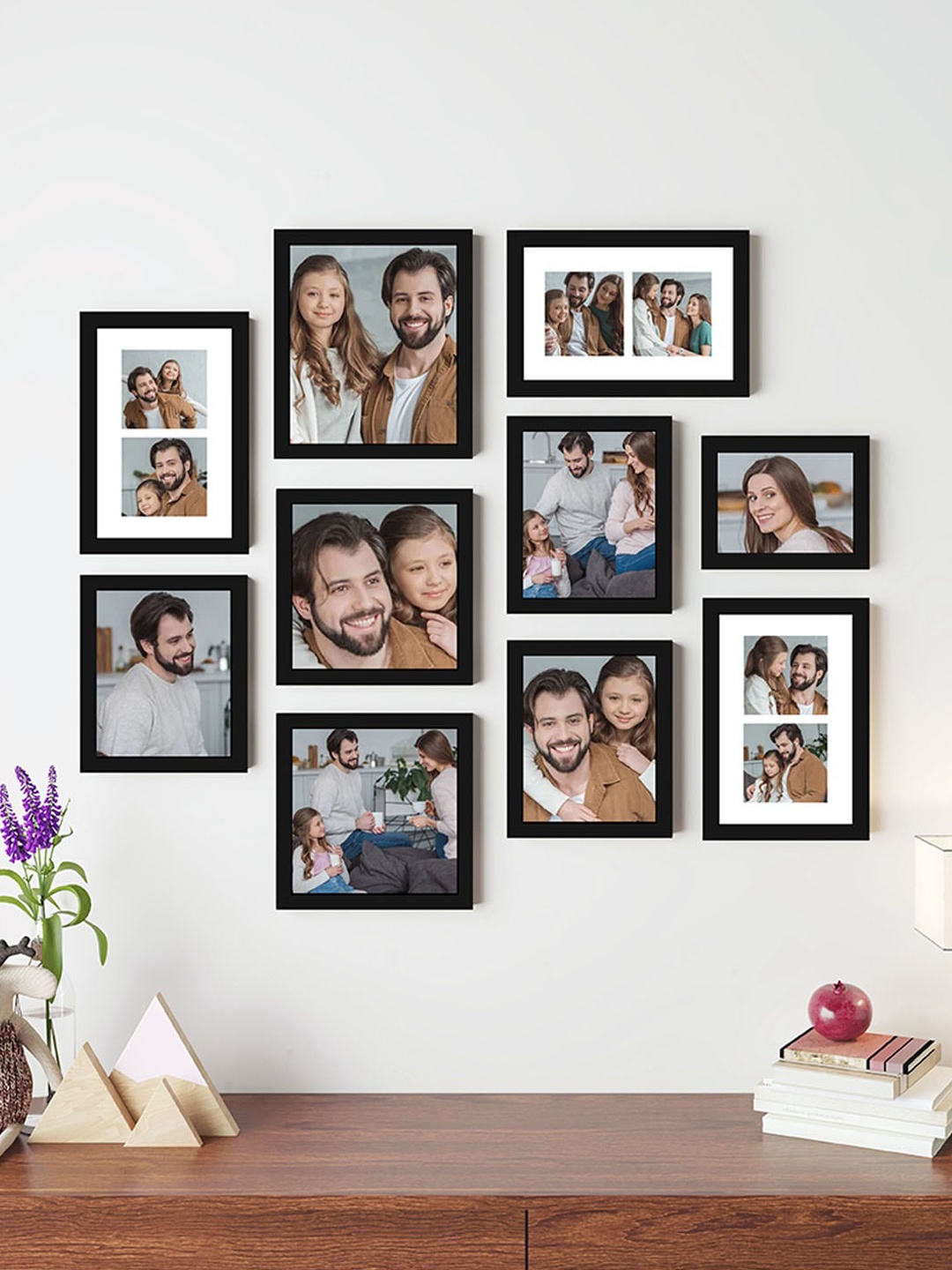 

Art Street Black 10-Pieces Wall Photo Frames