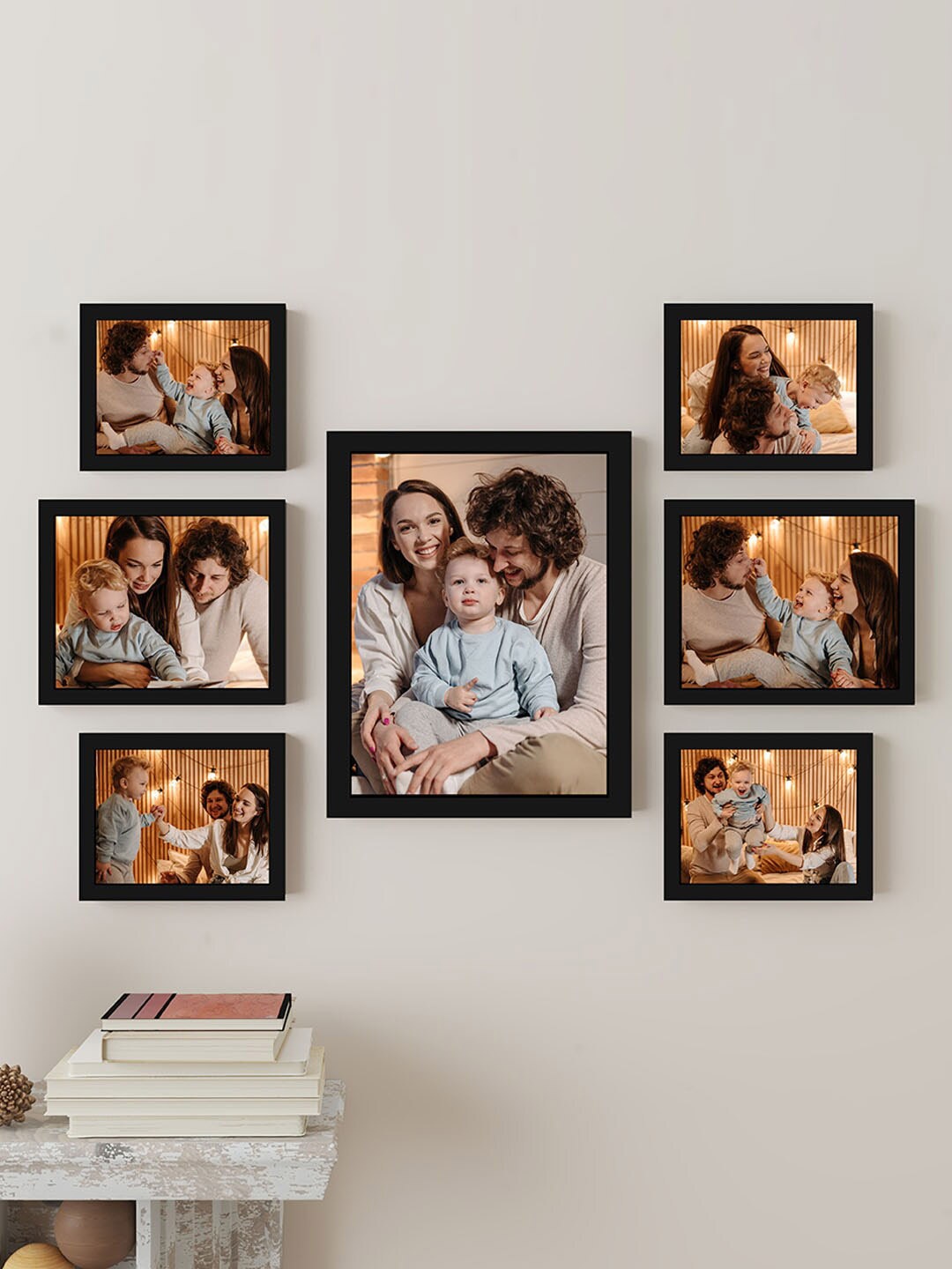 

Art Street Black 7-Pieces Wall Photo Frames