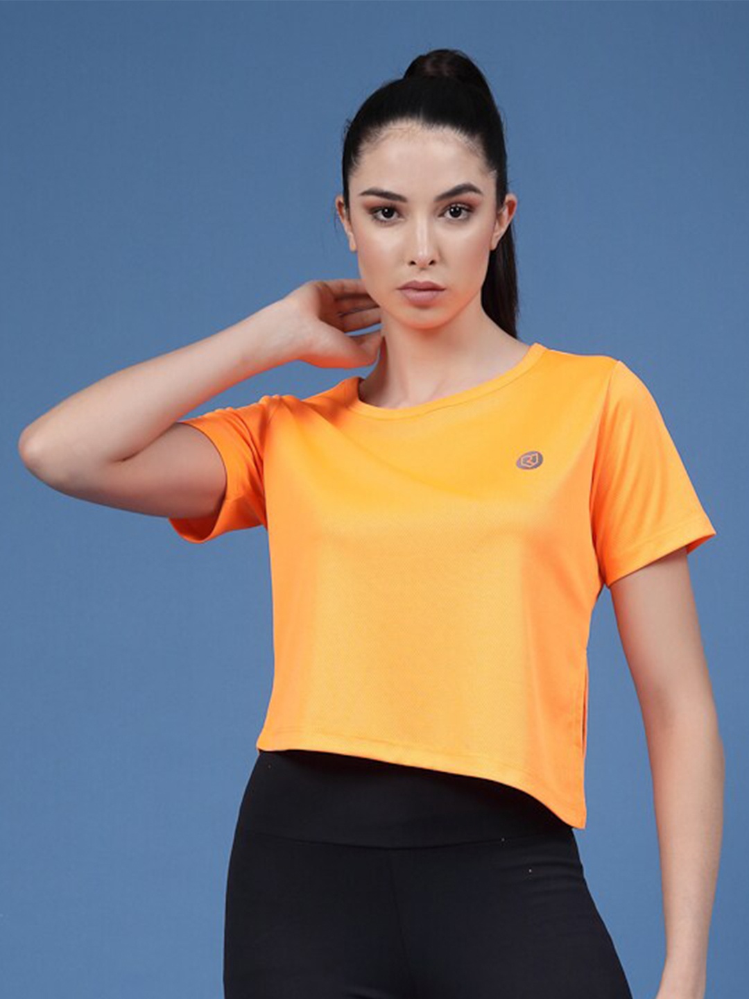 

Rigo Round Neck Sports ActiveWear Top, Orange