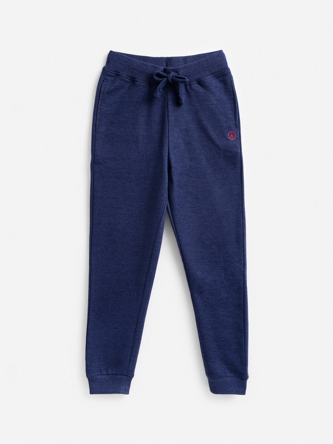 

Campana Girls Mid-Rise Cotton Joggers, Navy blue