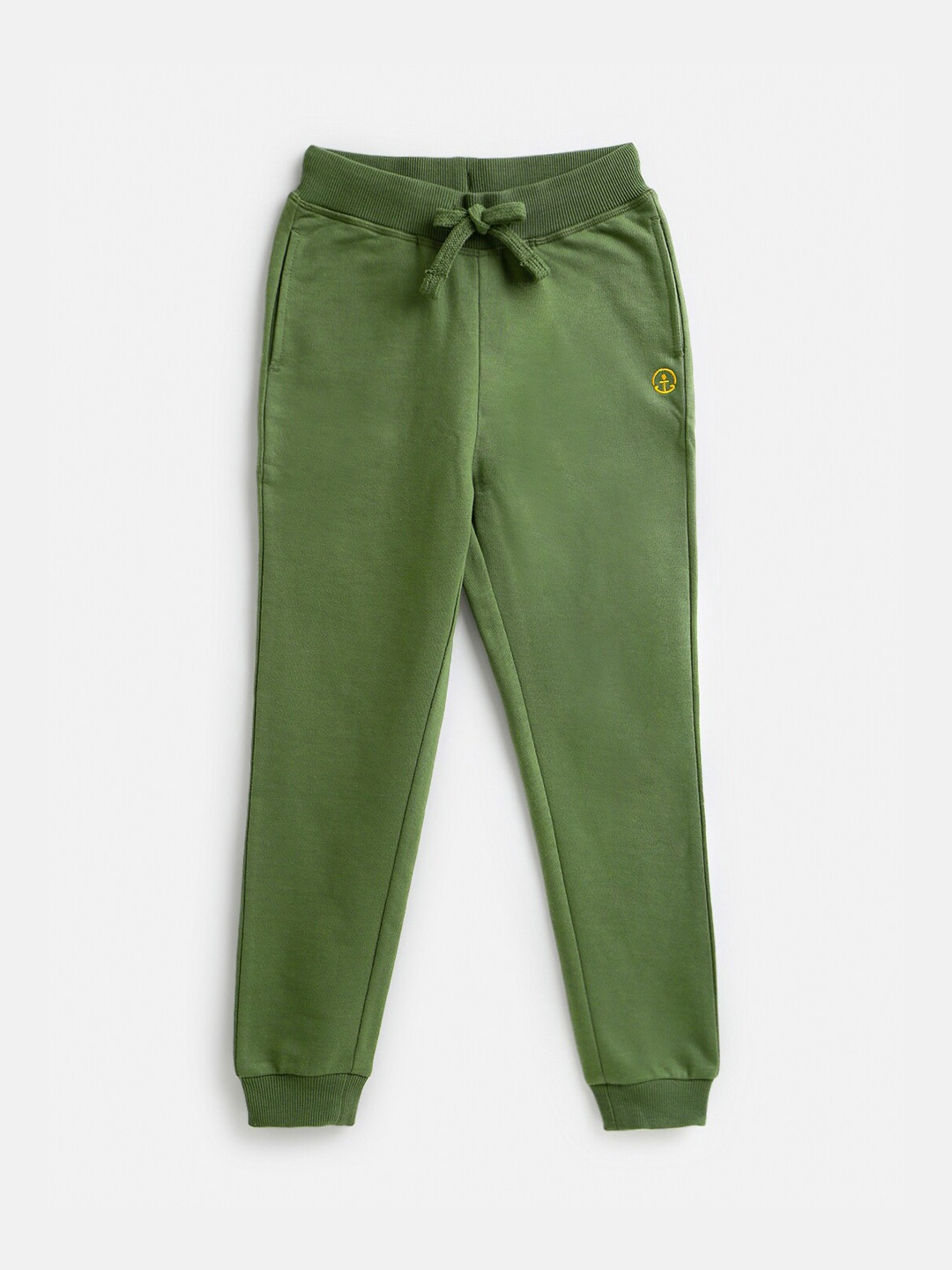 

Campana Girls Mid-Rise Cotton Joggers, Olive