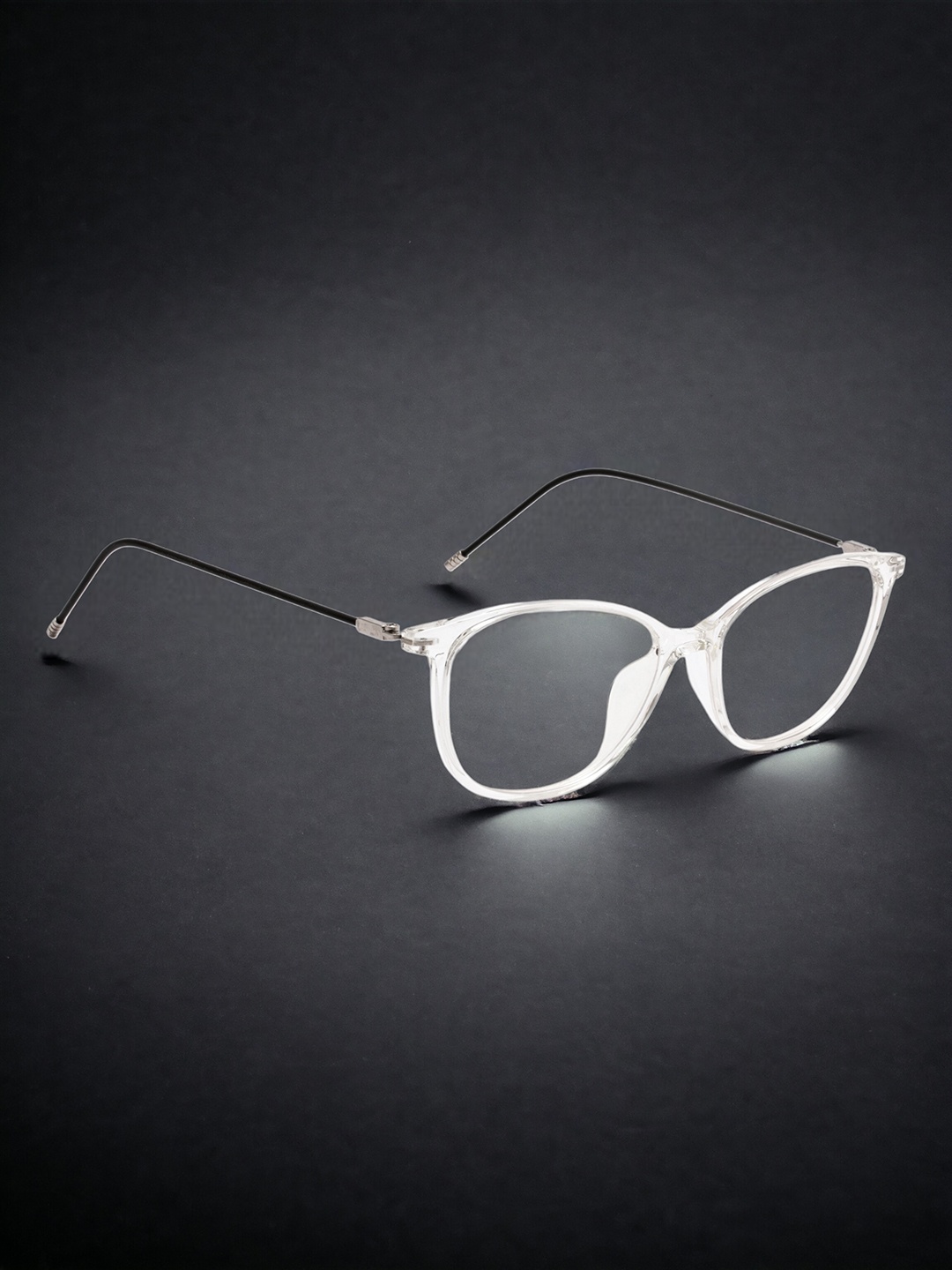 

ROYAL SON Women Transparent Full Rim Cateye Frames
