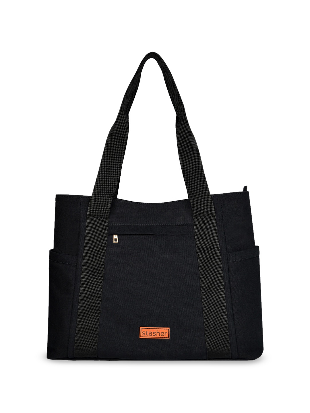

stasher Structured Shoulder Bag, Black