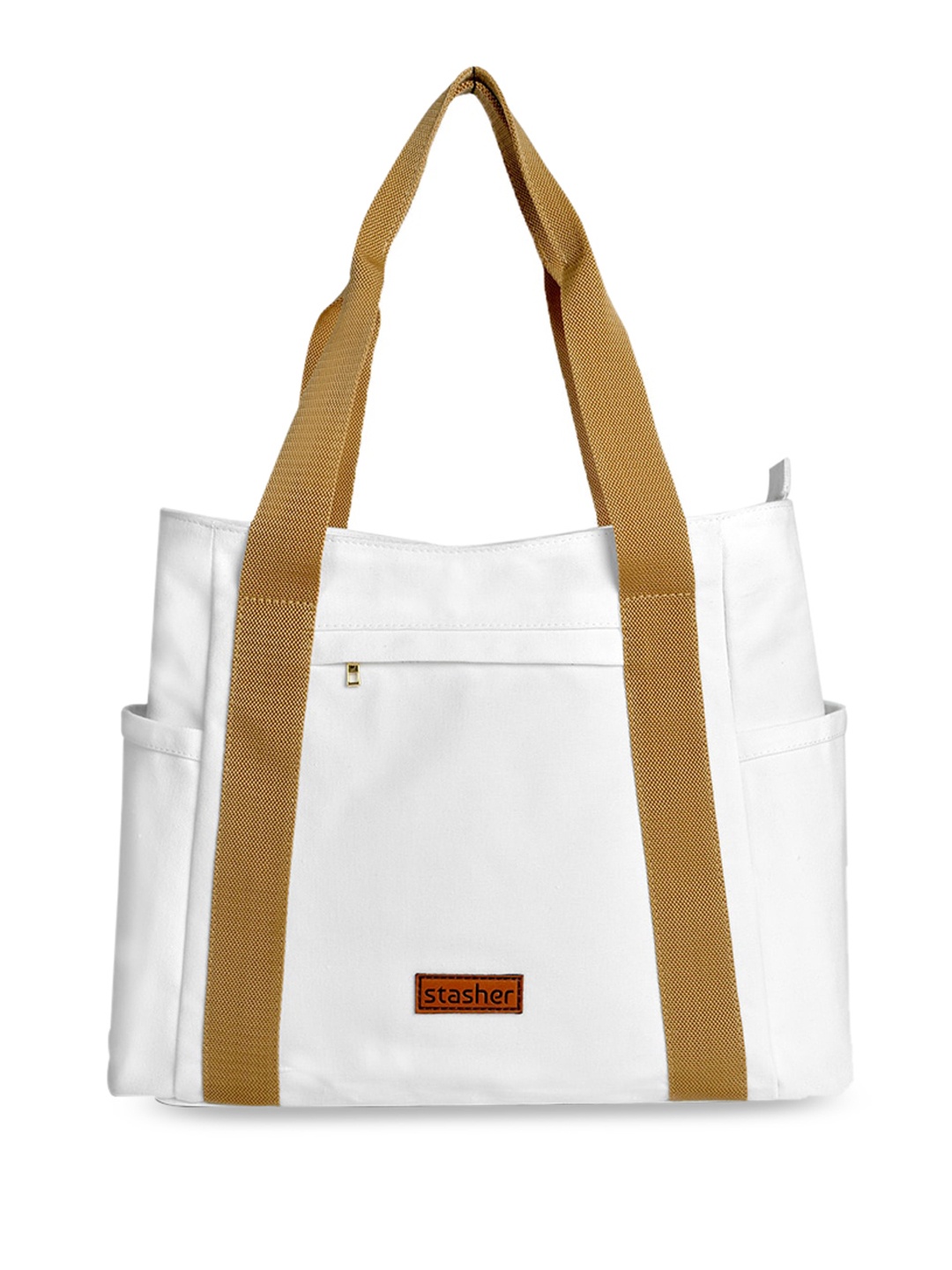 stasher Structured Shoulder Bag, White