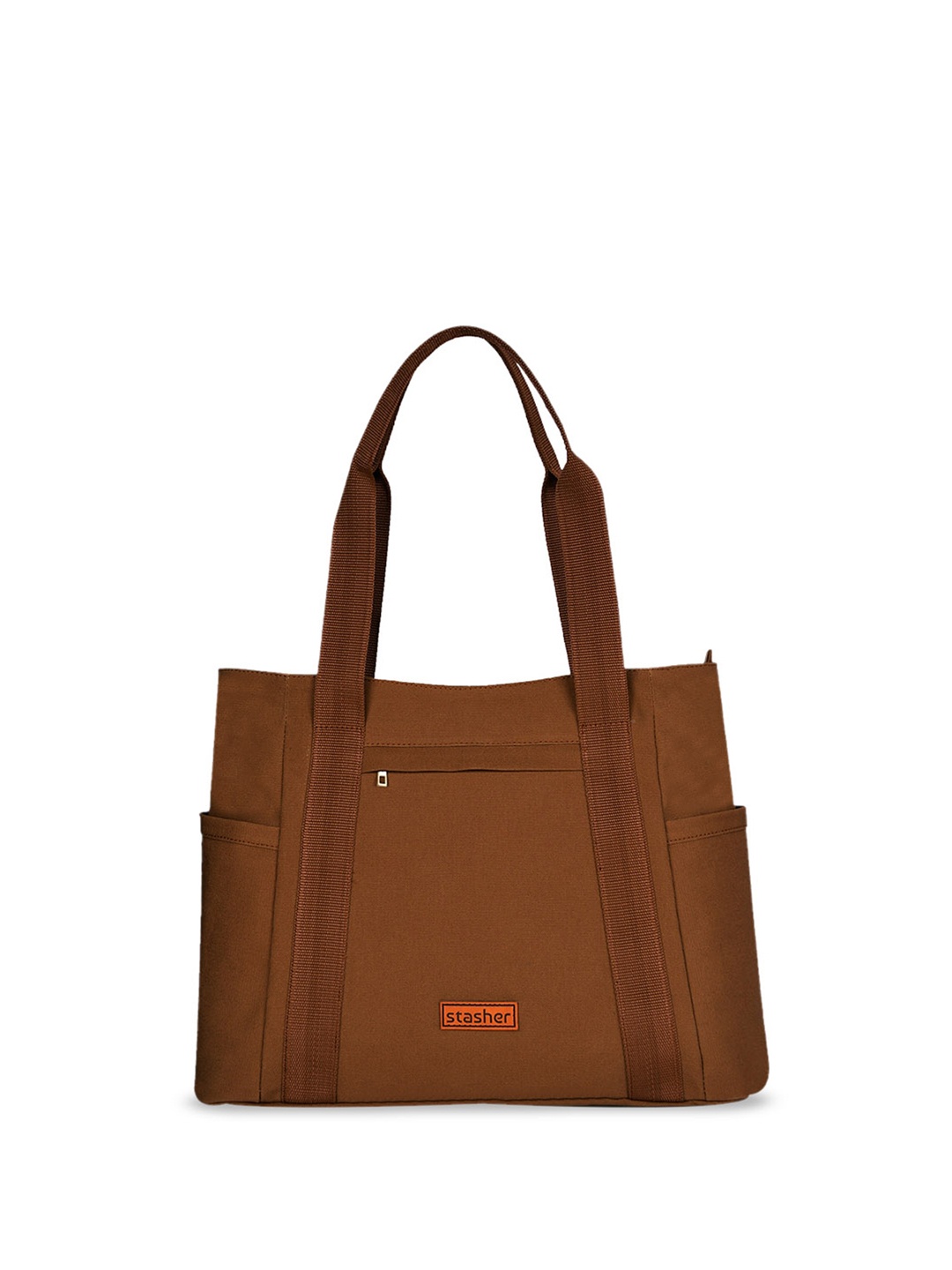 

stasher Structured Shoulder Bag, Brown