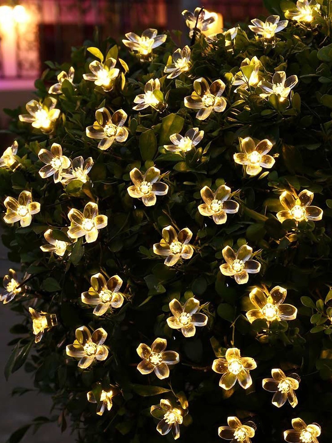 

The Purple Tree Yellow Floral String Light