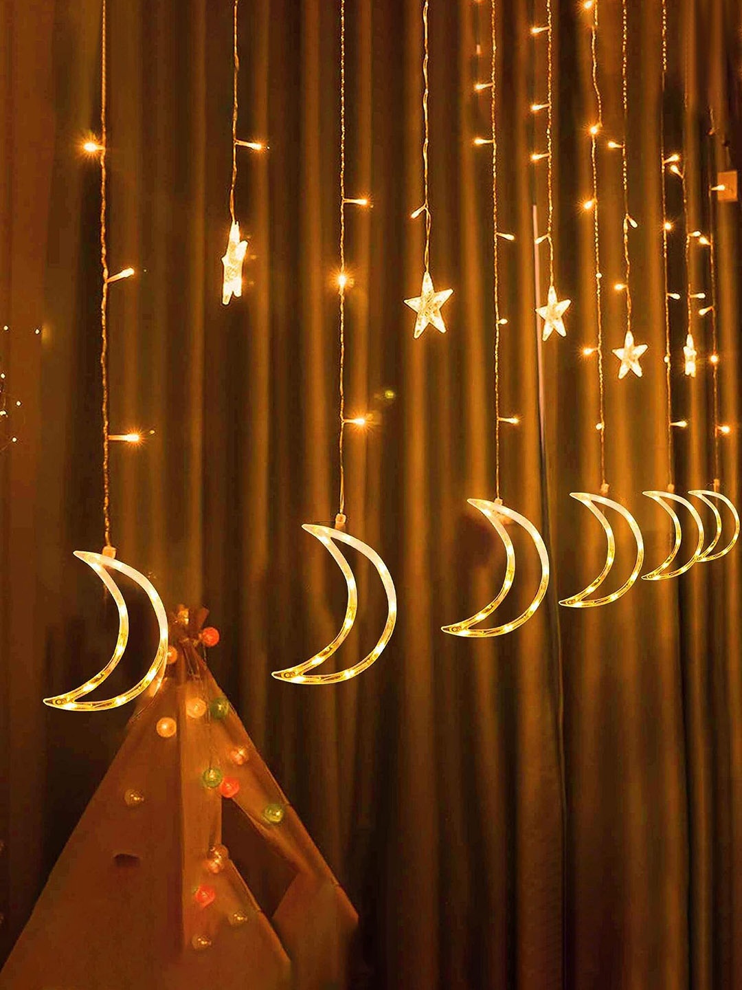 

The Purple Tree White Moon Shaped Long Lasting String Lights