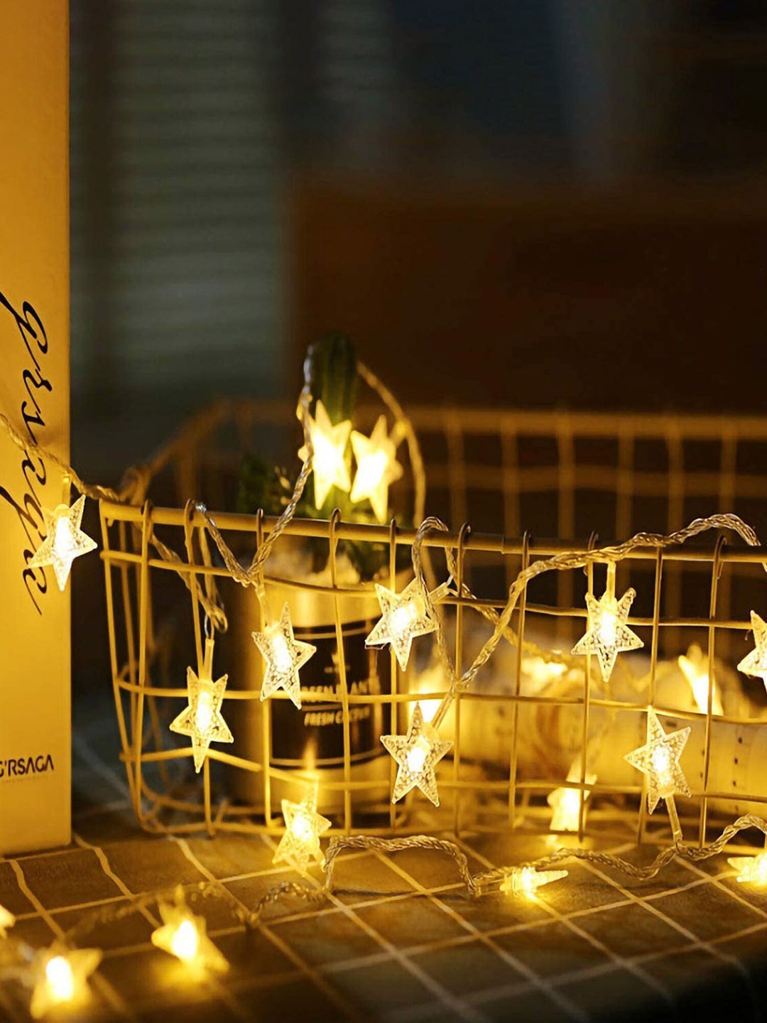 

The Purple Tree White Star Bulb Long Lasting String Lights