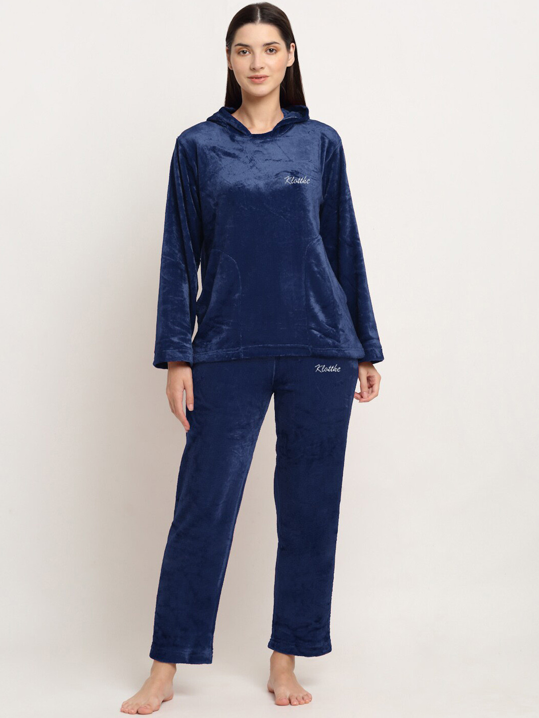 

KLOTTHE Hooded Top With Trousers, Blue