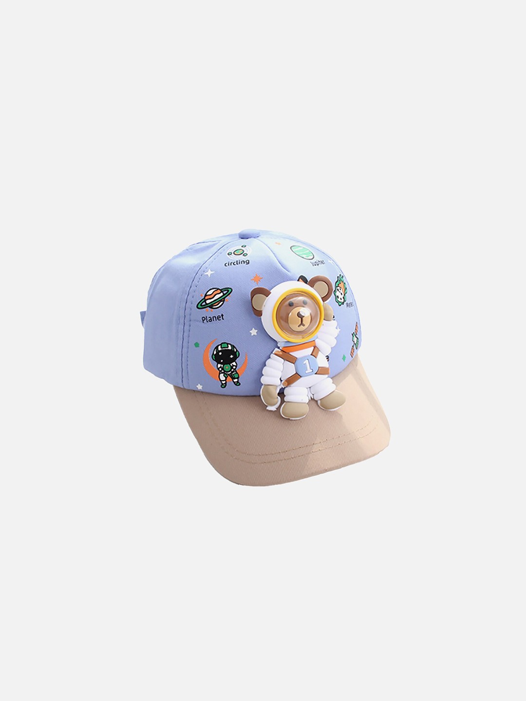 

Little Surprise Box LLP Kids 3d Astro Kelly Jo Bear Baseball Cap, Blue