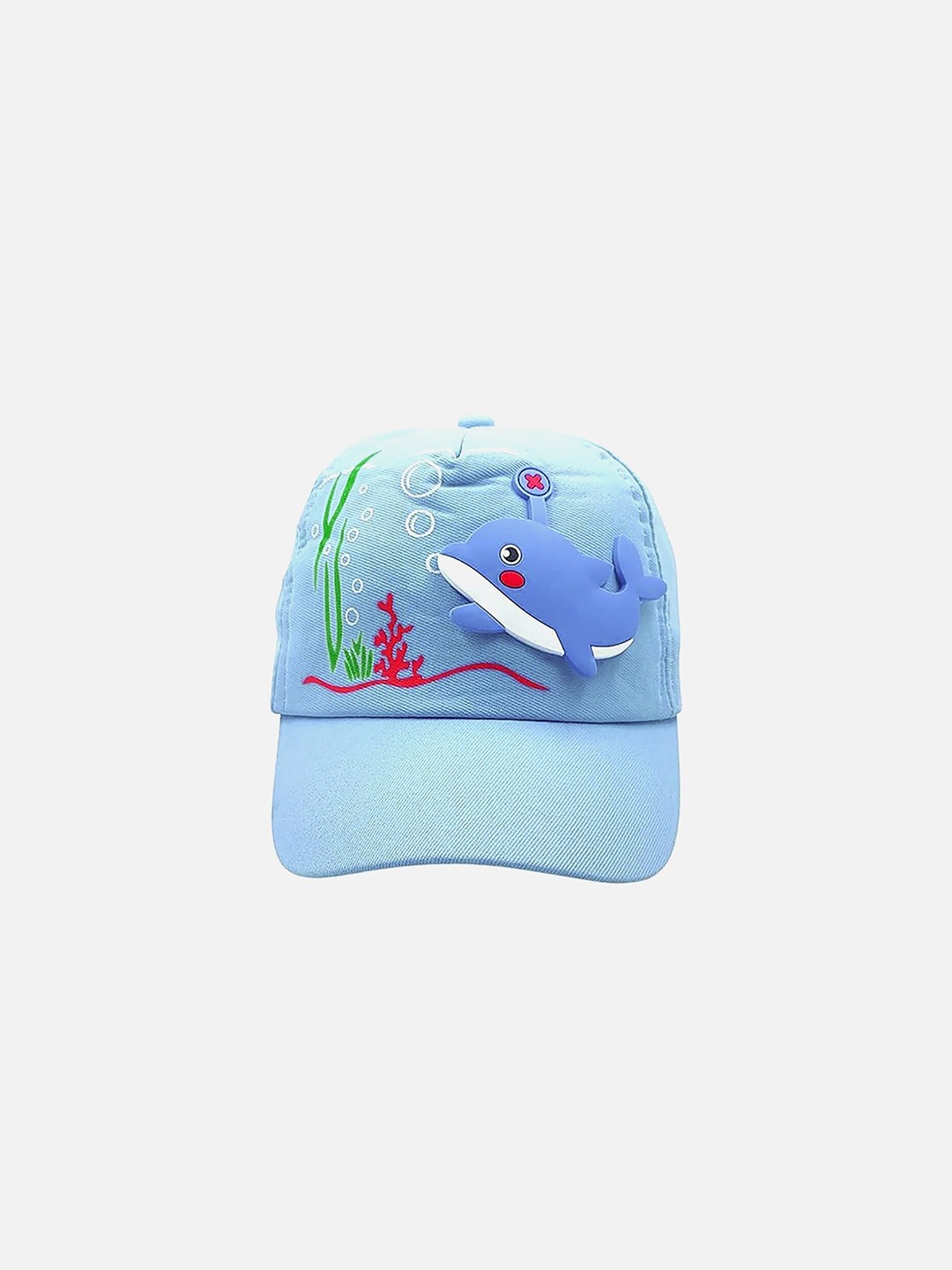 

Little Surprise Box LLP Kids 3d Dolphin Baseball Cap, Blue