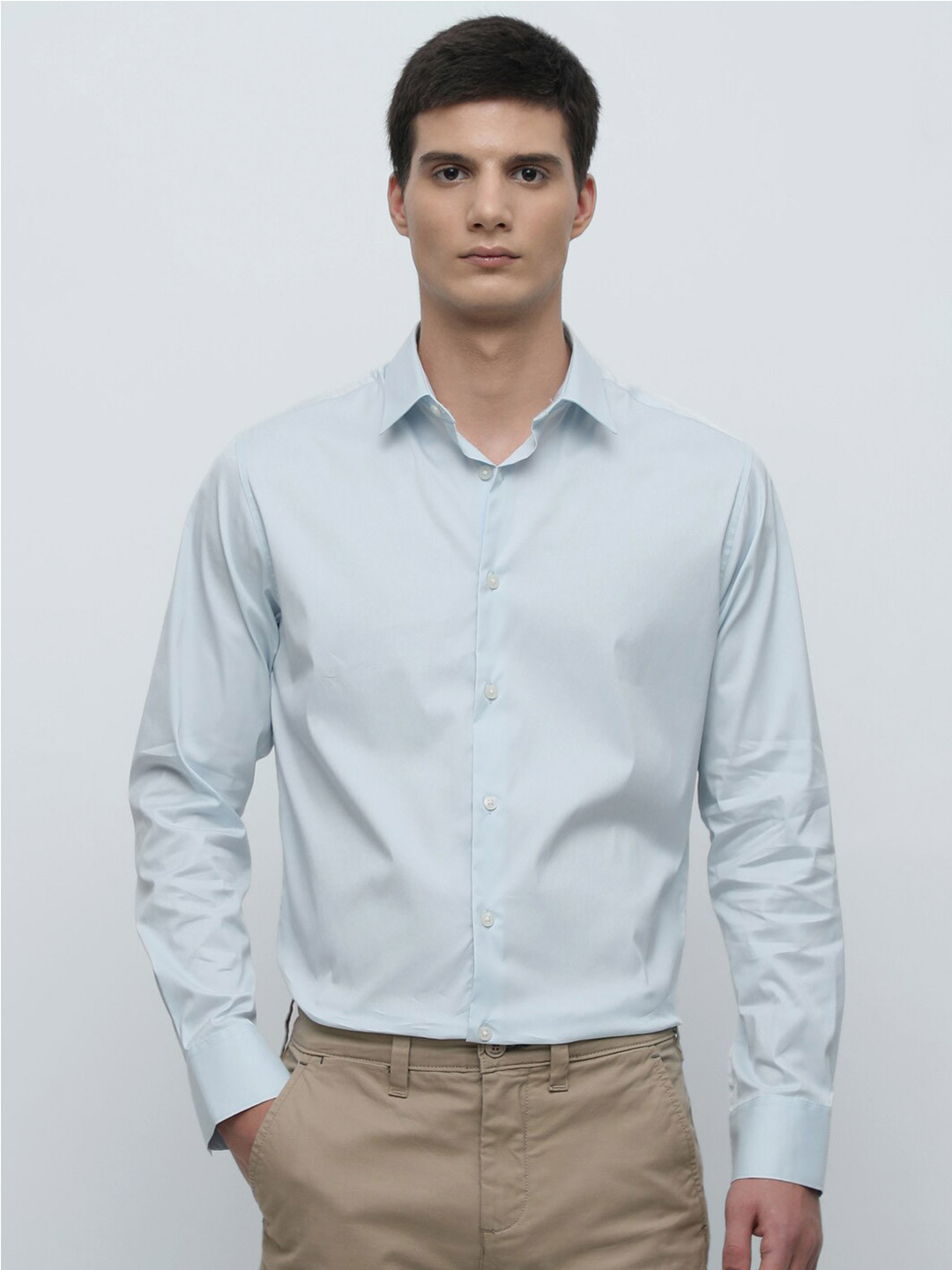 

SELECTED Slim Fit Spread Collar Formal Shirt, Blue