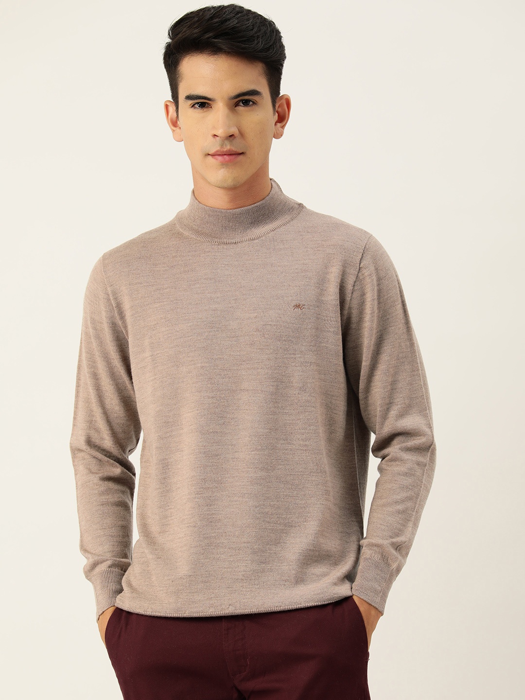 

Monte Carlo Men Woollen Pullover, Beige