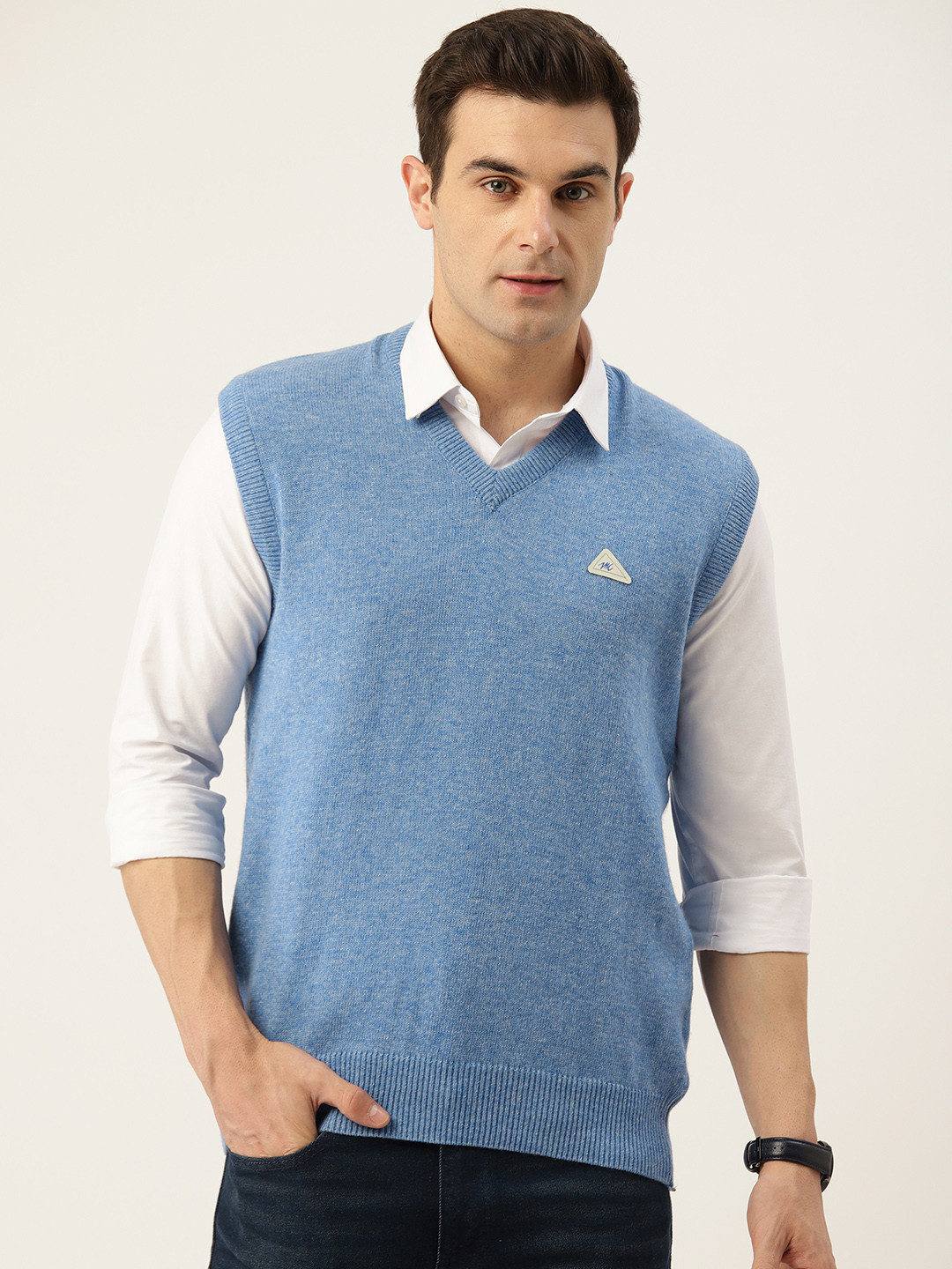 

Monte Carlo Woollen Sweater Vest, Blue