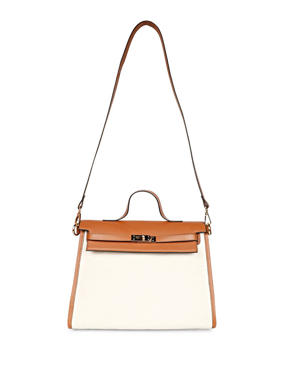 

Favore PU Structured Satchel, Off white