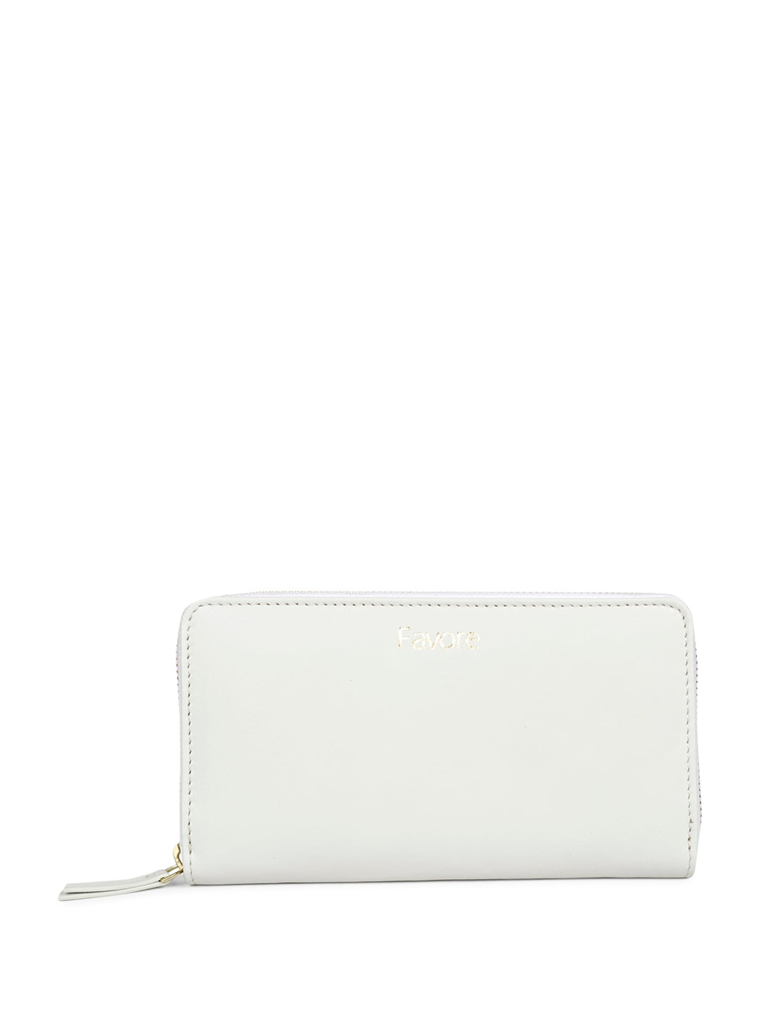 

Favore Leather Purse Clutche, Off white