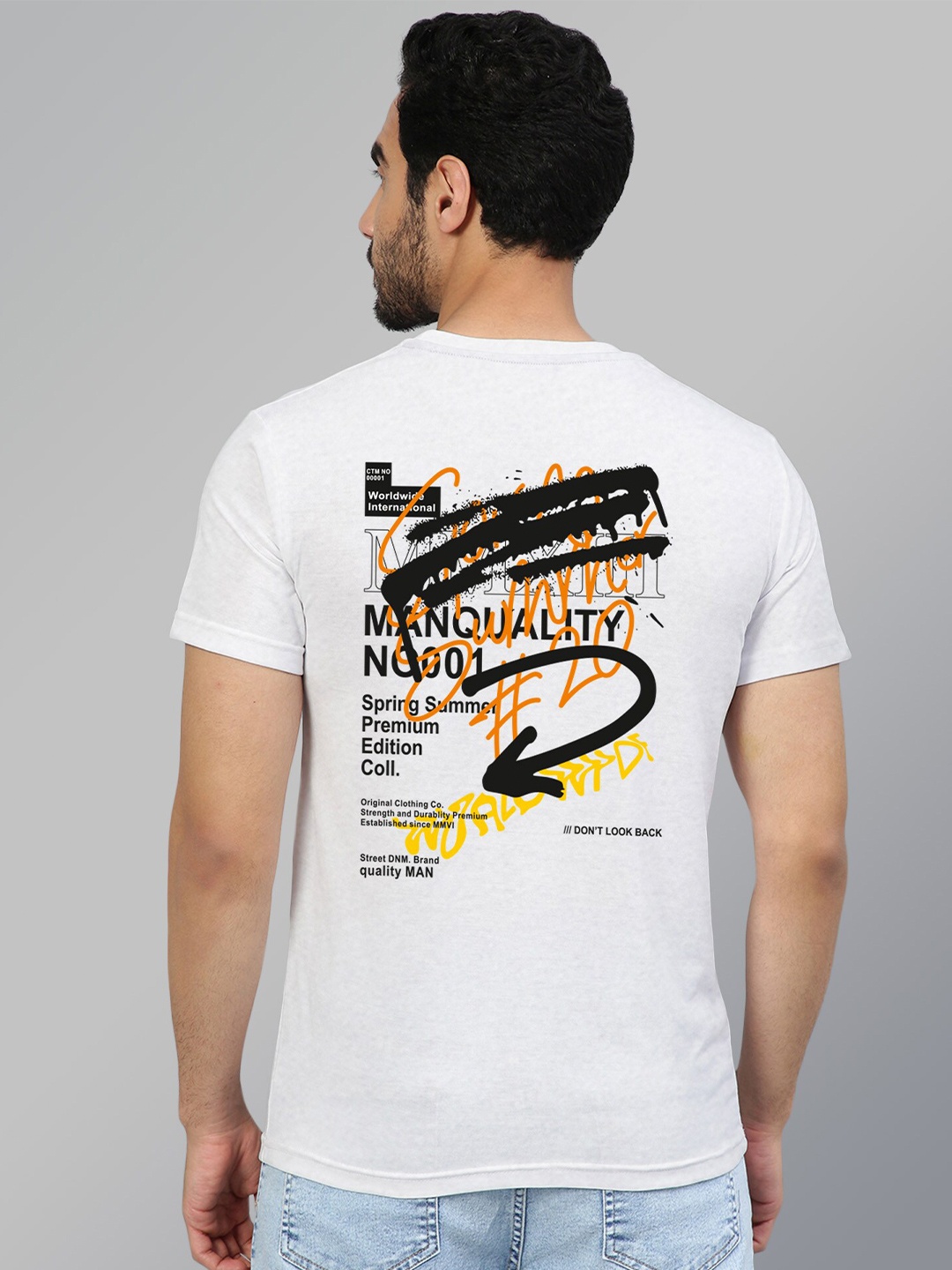 

FTX Typography Printed Round Neck T-shirt, White