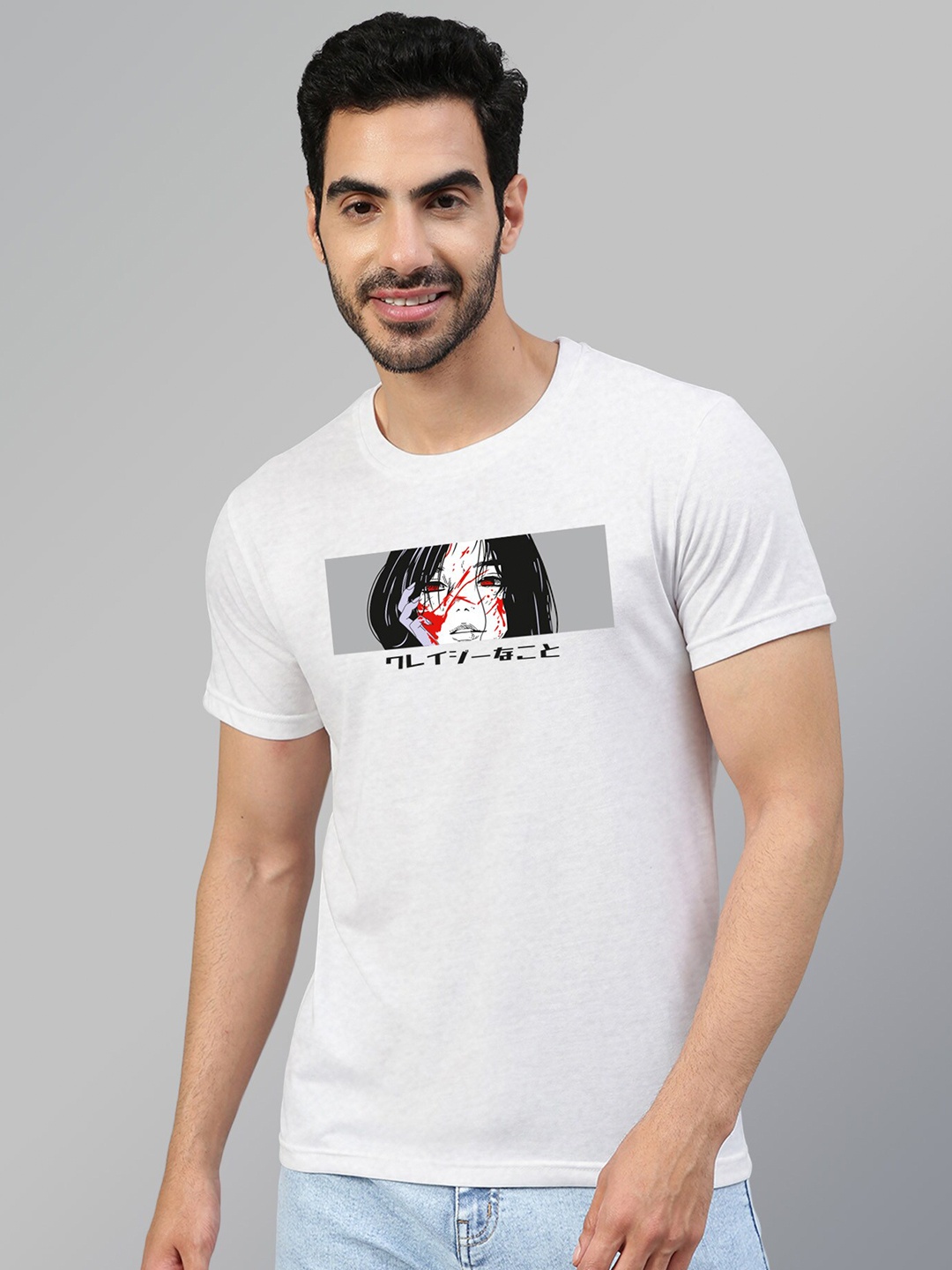 

FTX Graphic Printed Regular Fit Casual T-shirt, White