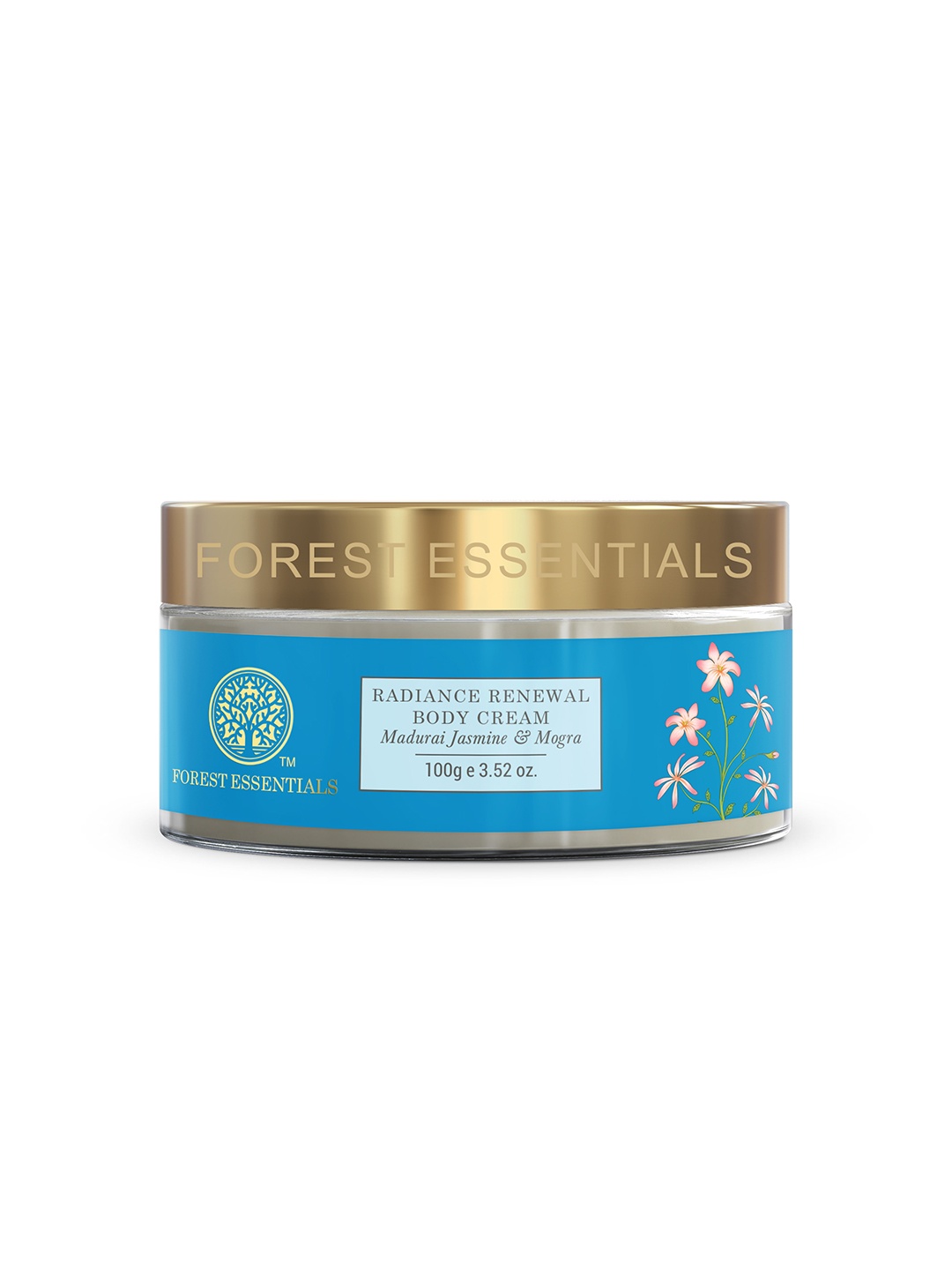 

Forest Essentials Radiance Renewal Madurai Jasmine & Mogra Body Cream - 100 g, White