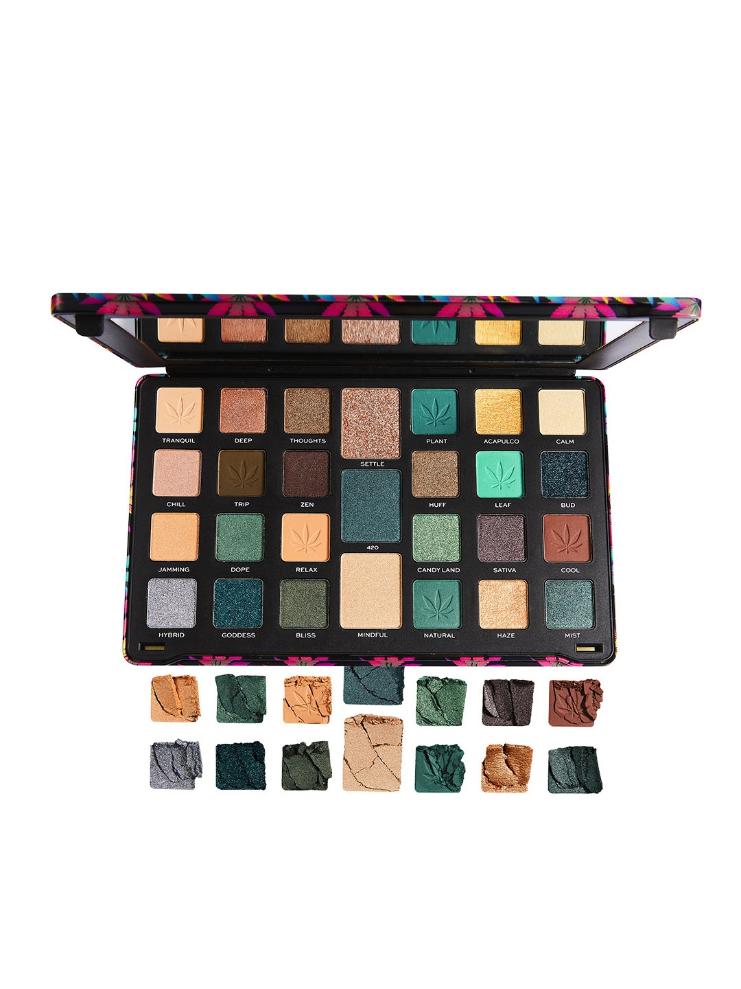 

Makeup Revolution London Forever Limitless Extra Chilled Eyeshadow Palette, Green
