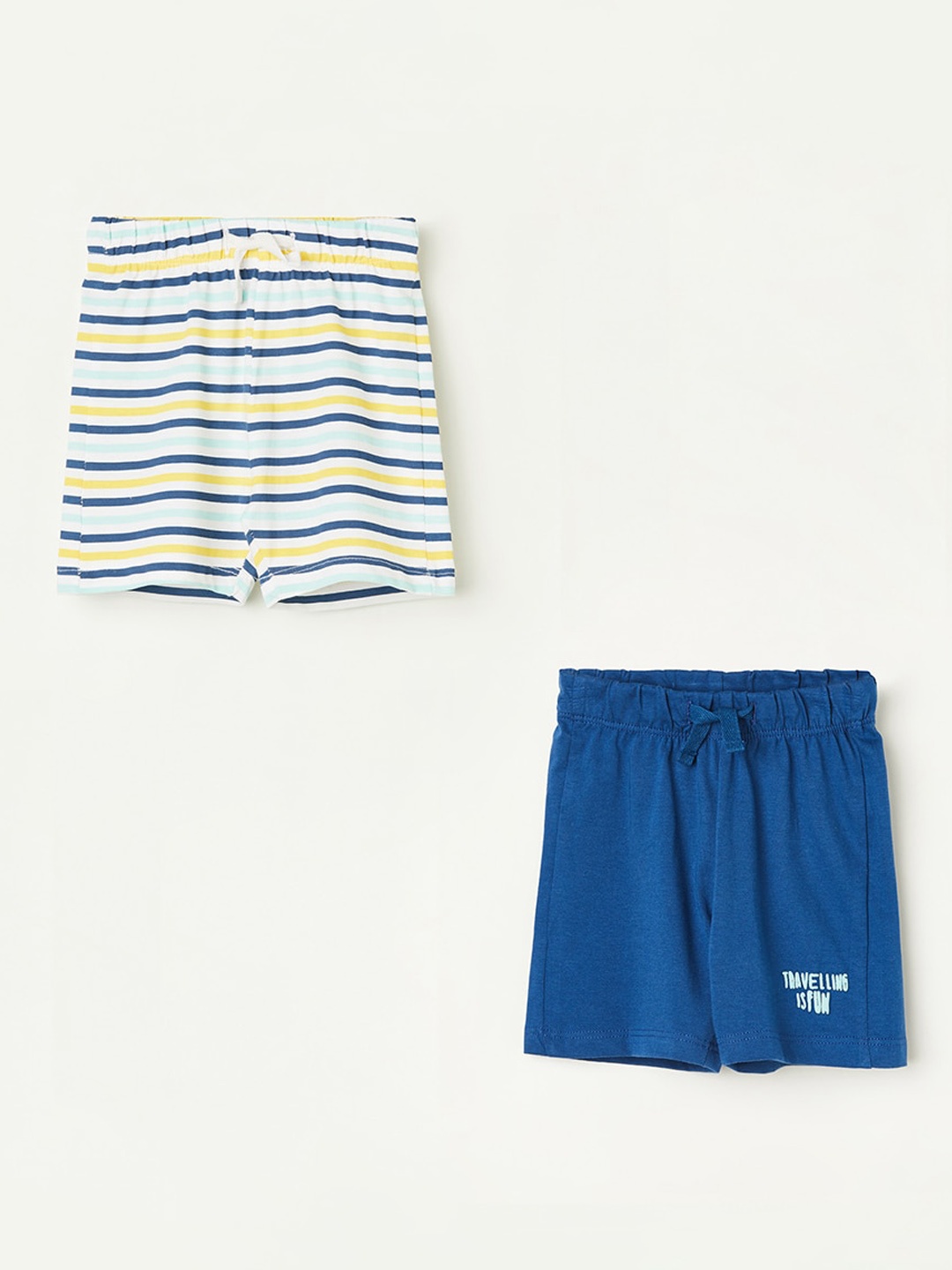 

Juniors by Lifestyle Boys Pack Of 2 Cotton Shorts, Blue