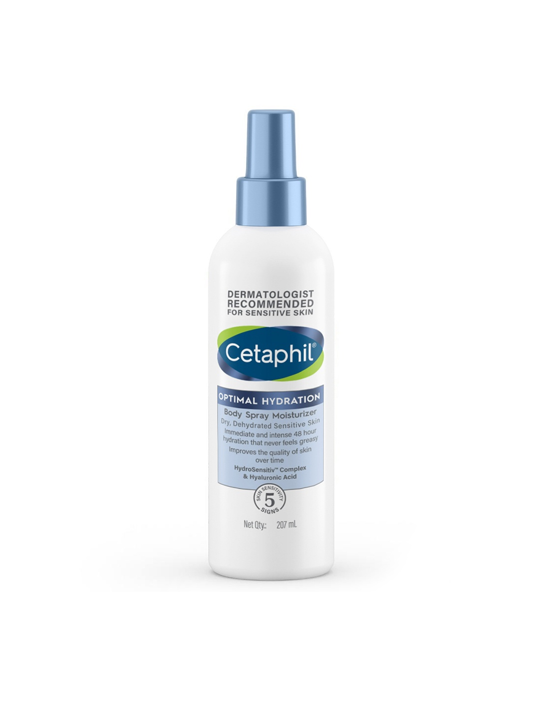 

Cetaphil Optimal Hydration Lightweight Body Spray Moisturizer with Hyaluronic Acid - 207ml, White